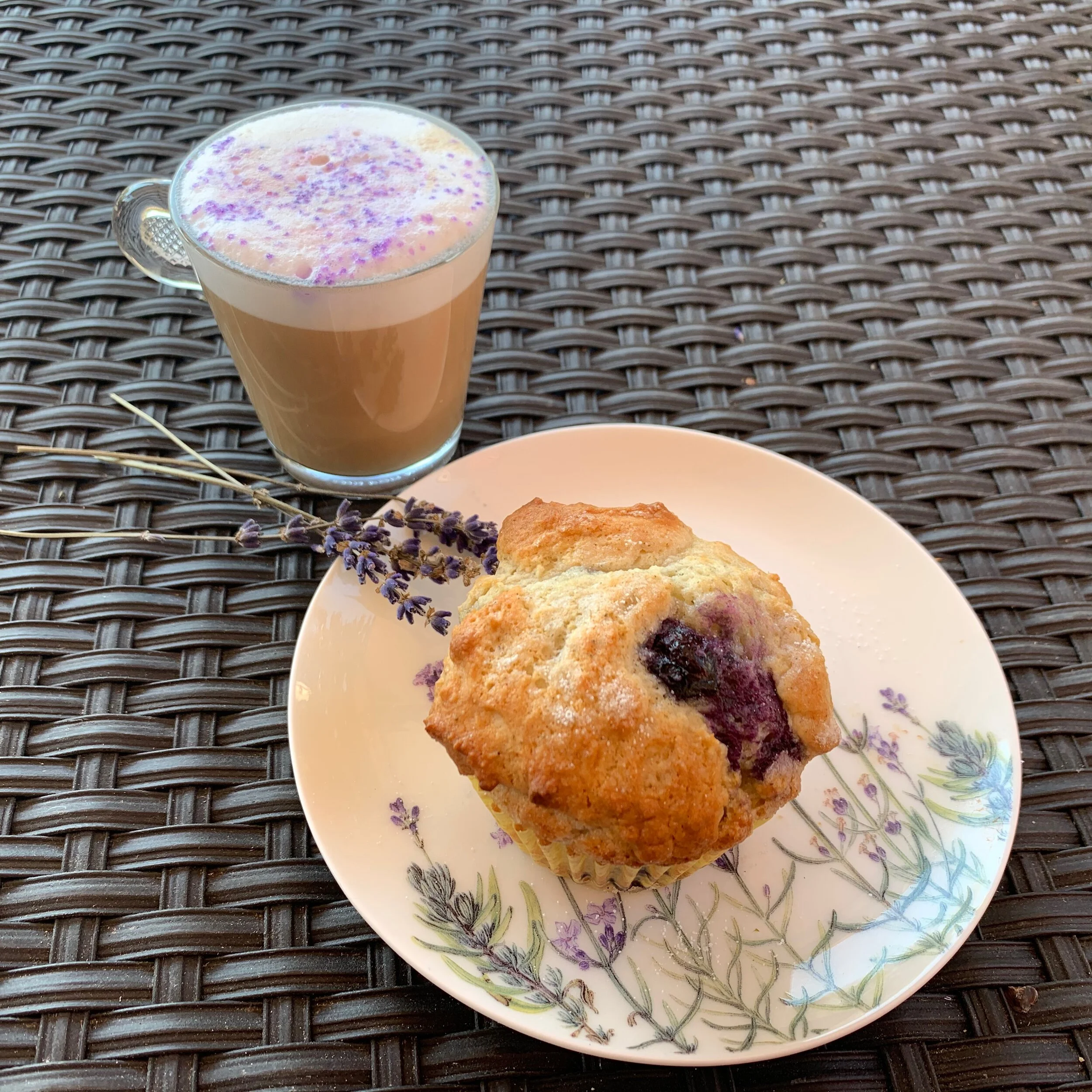 Lavender Blueberry Muffins