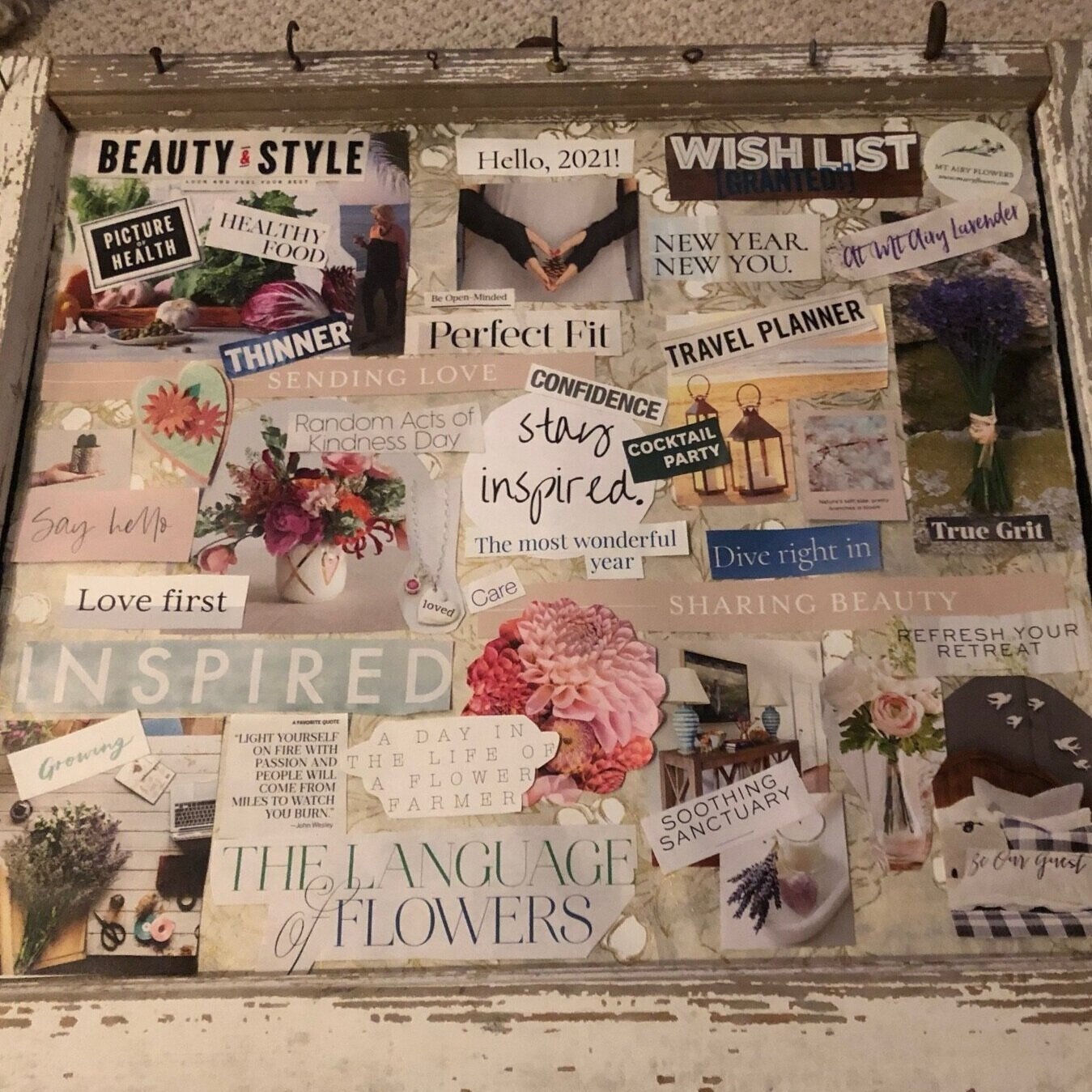 How to Make a Vision Board for 2021 and Reach your Goals — Mt Airy Lavender