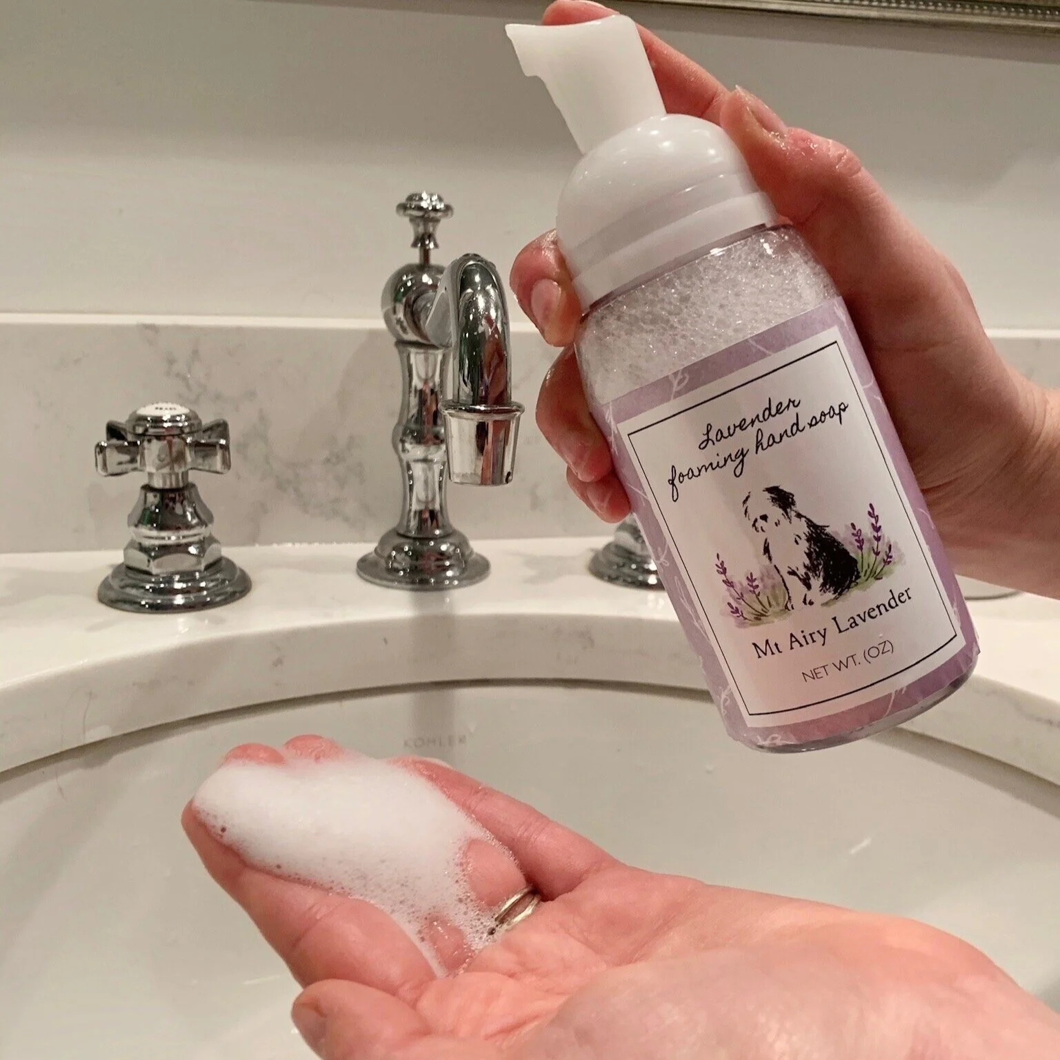 Lavender Foaming Hand Soap — Mt Airy Lavender