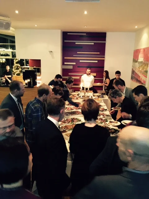 Kalli Jónasar eðalkokkur stóð vaktina og sá til þess að enginn yrði svangur