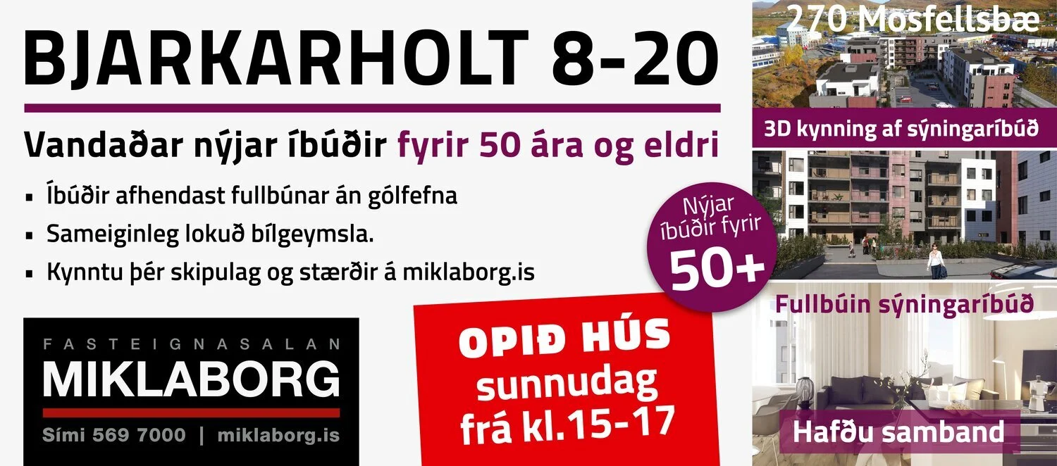 Opið hús í Bjarkarholti um helgina!