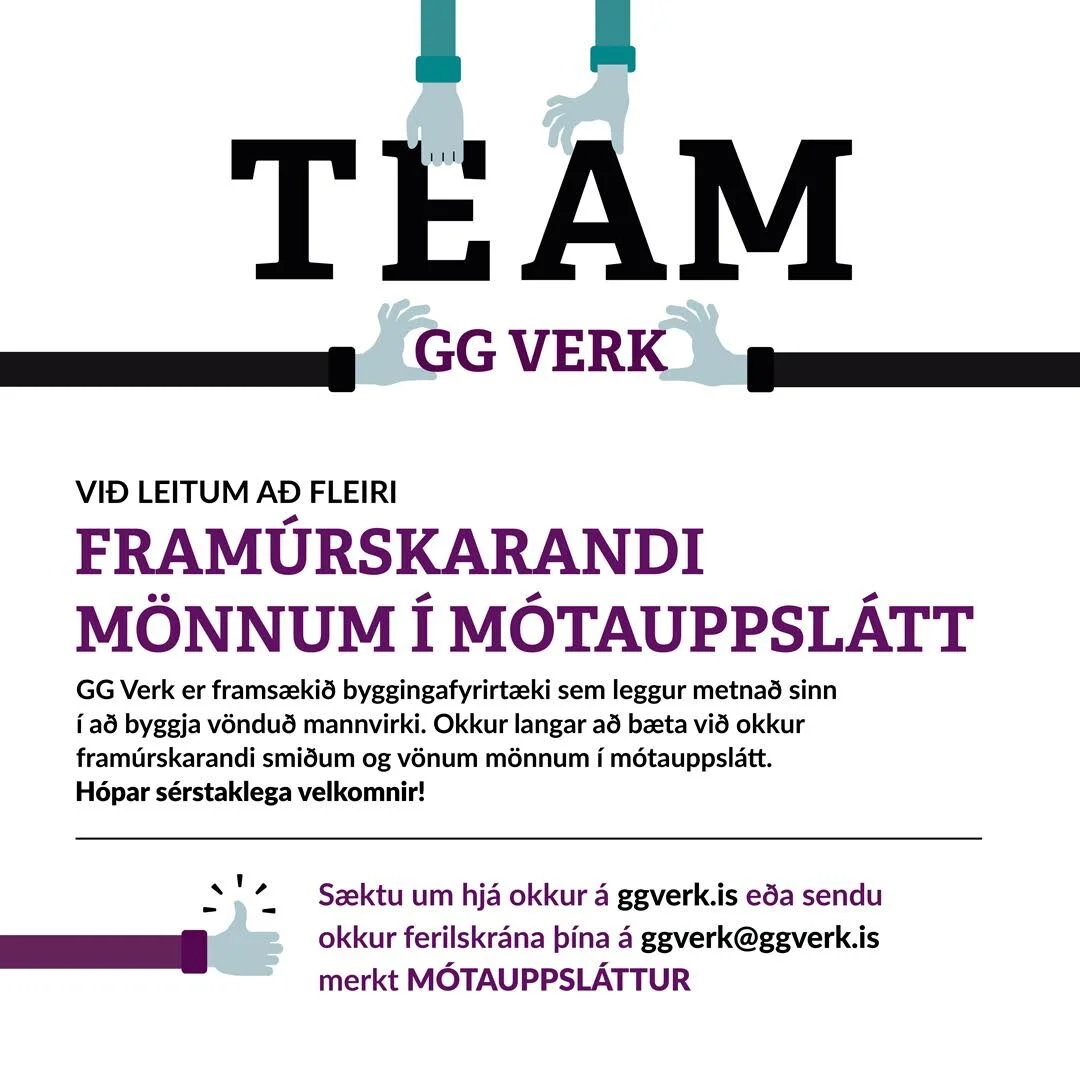 Bætum við okkur smiðum í mótauppslátt!