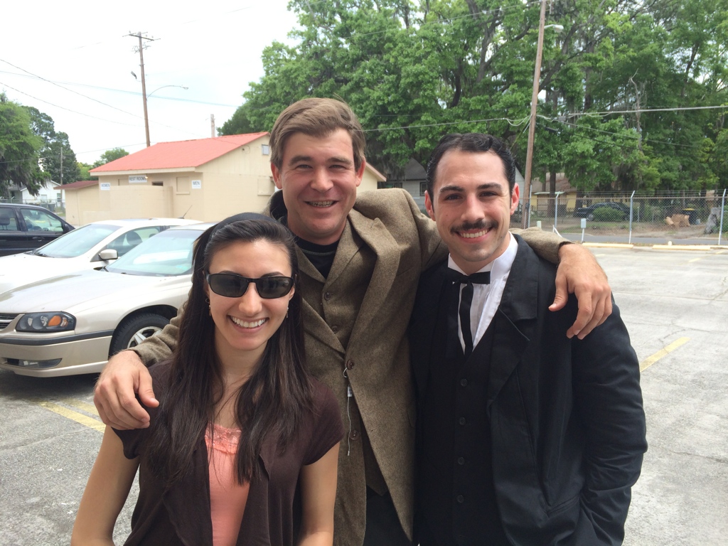 Me, with Edison and Tesla