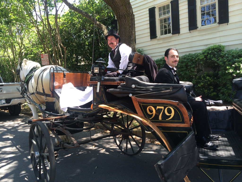 Tesla in the Horse Carriage