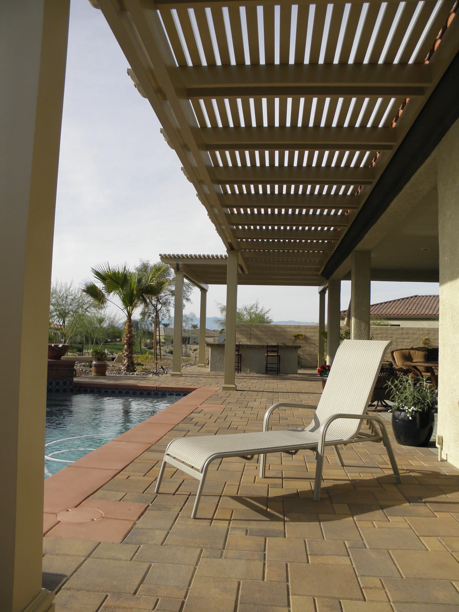 BBQ and Lattice Patio Cover, Rancho Mirage, CA, 92270