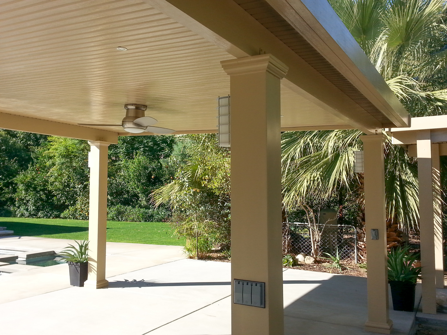 Solid Roof Patio Cover, 92210