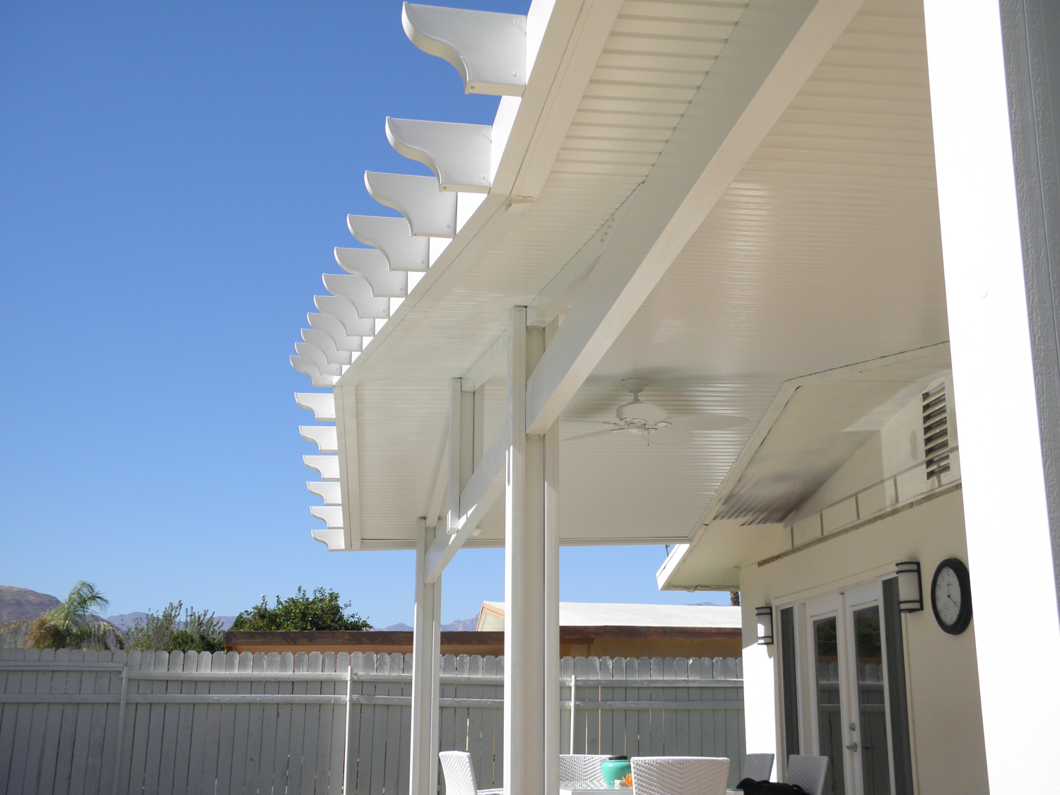 Solid Roof Gable Patio Cover, 92260