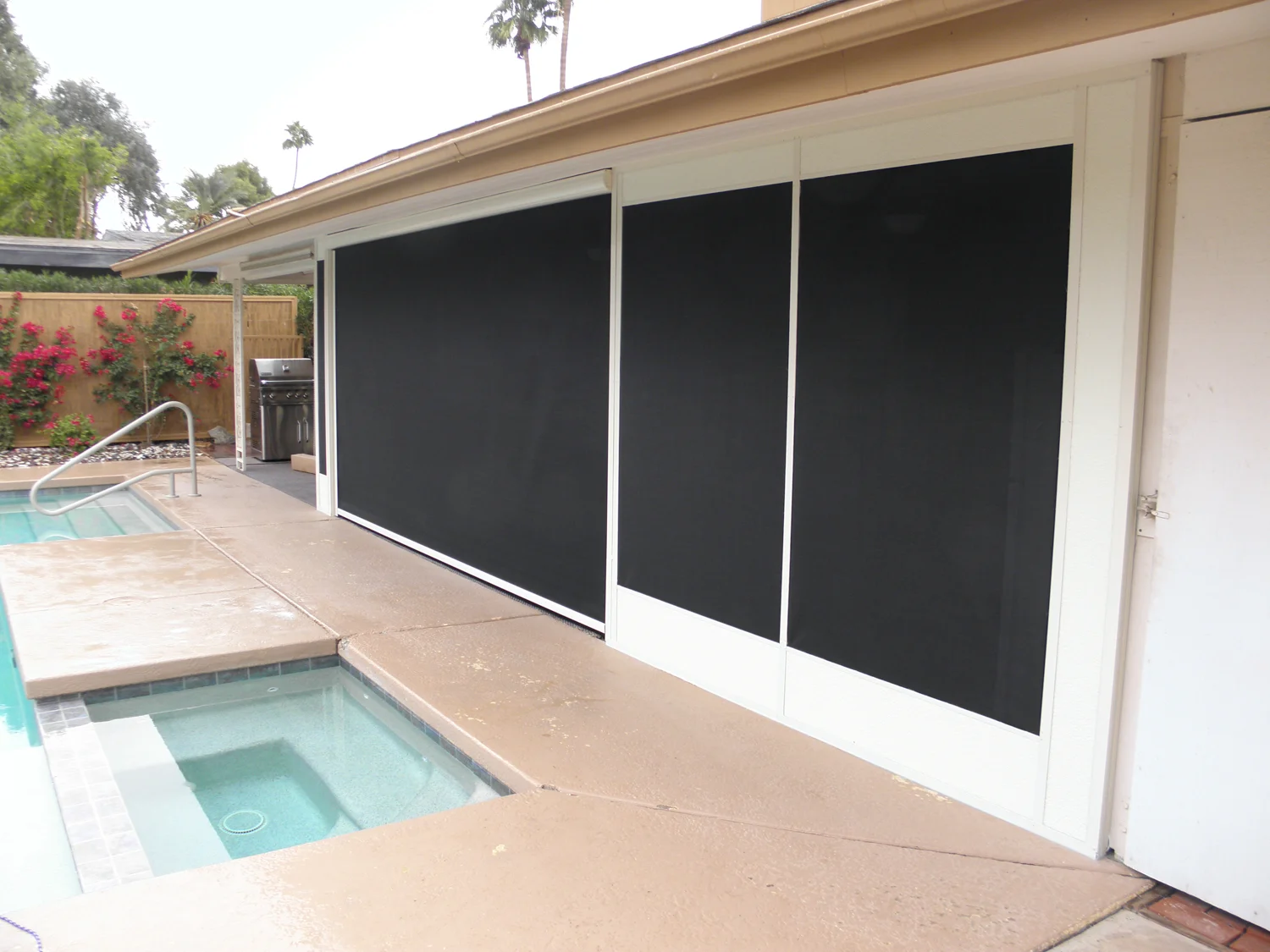 Sun Room with Dropshades, La Quinta, CA