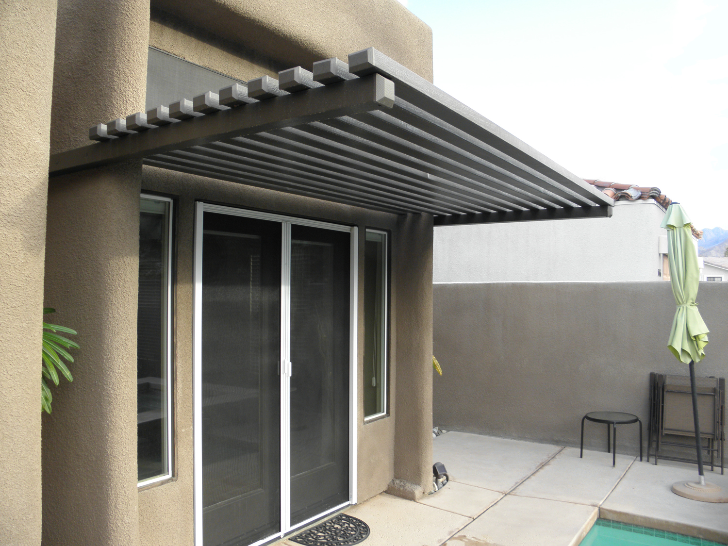 Sliding Door Window Patio Awning, La Quinta 92253