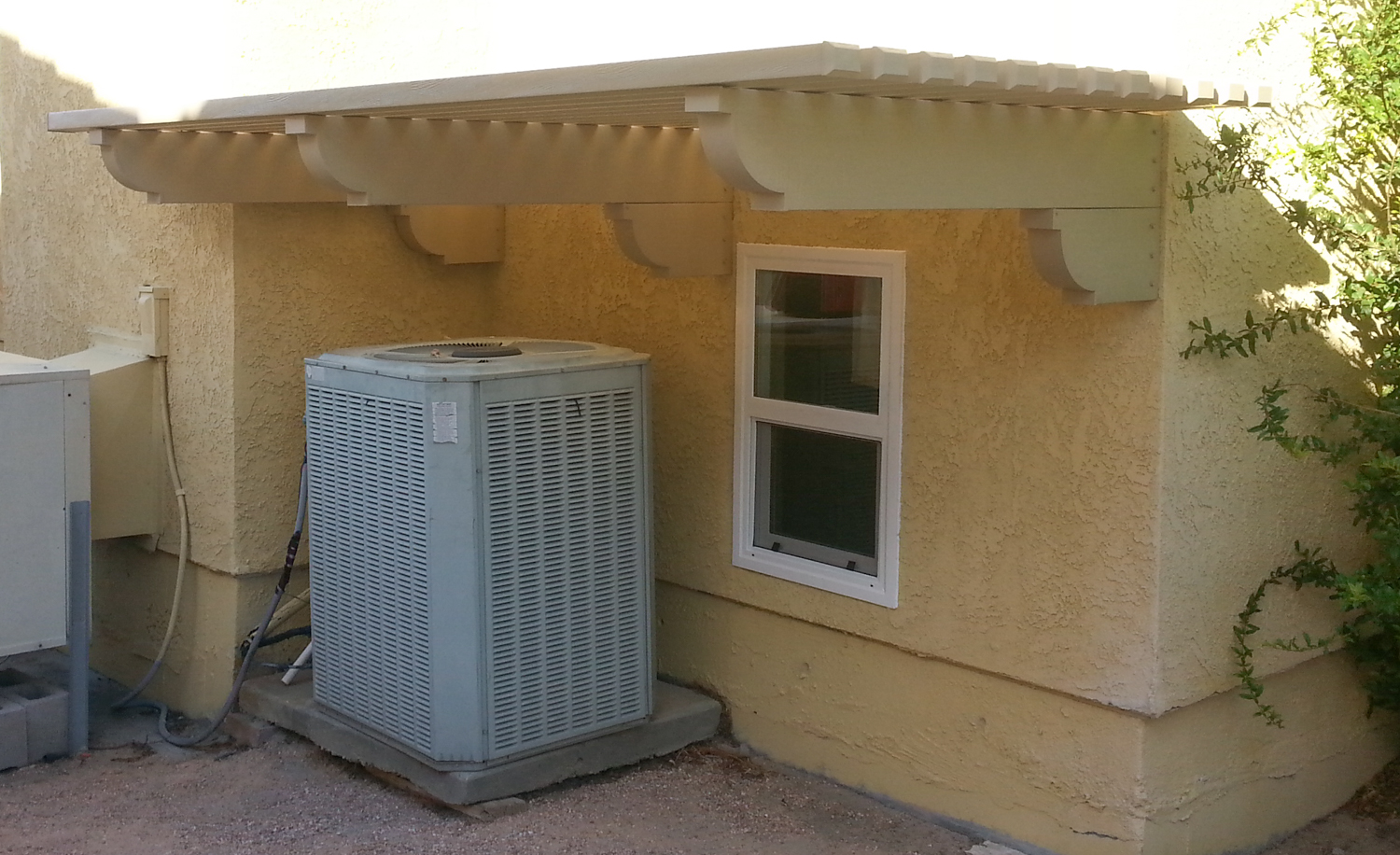 Patio Awning for Air Conditioning Unit, Indio, CA 92203