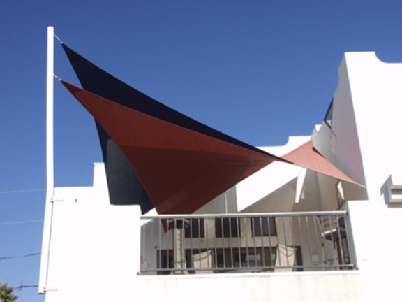 Multi-level Tension Shade Sail, La Quinta, CA