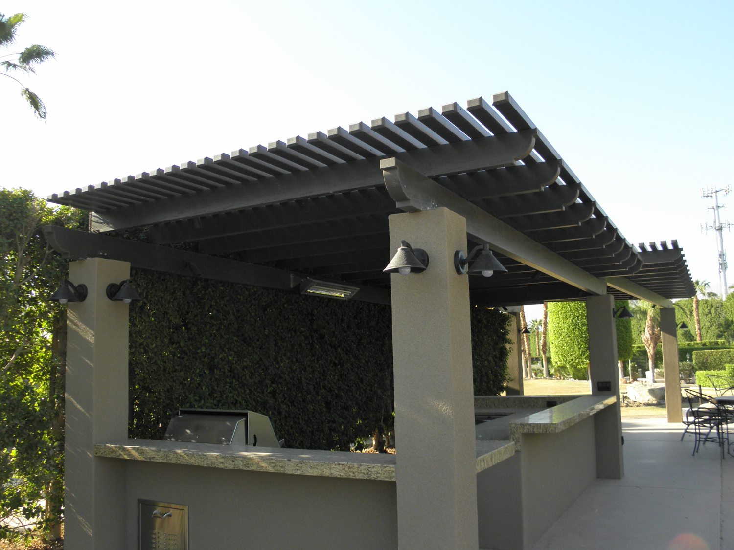 BBQ and Lattice Patio Cover, Indian Wells, CA 92210