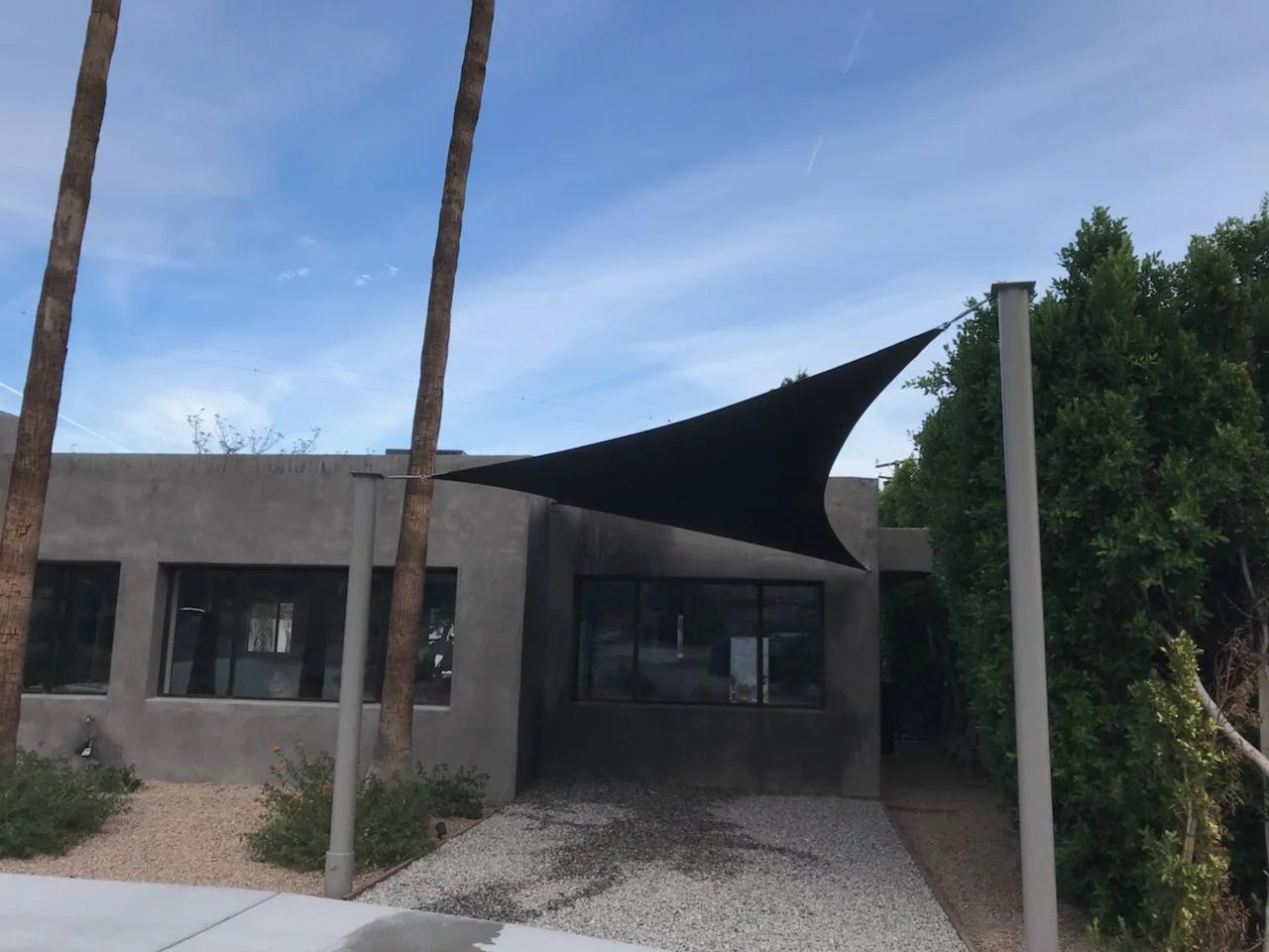 Carport sun shade fabric Palm Springs, CA 92262