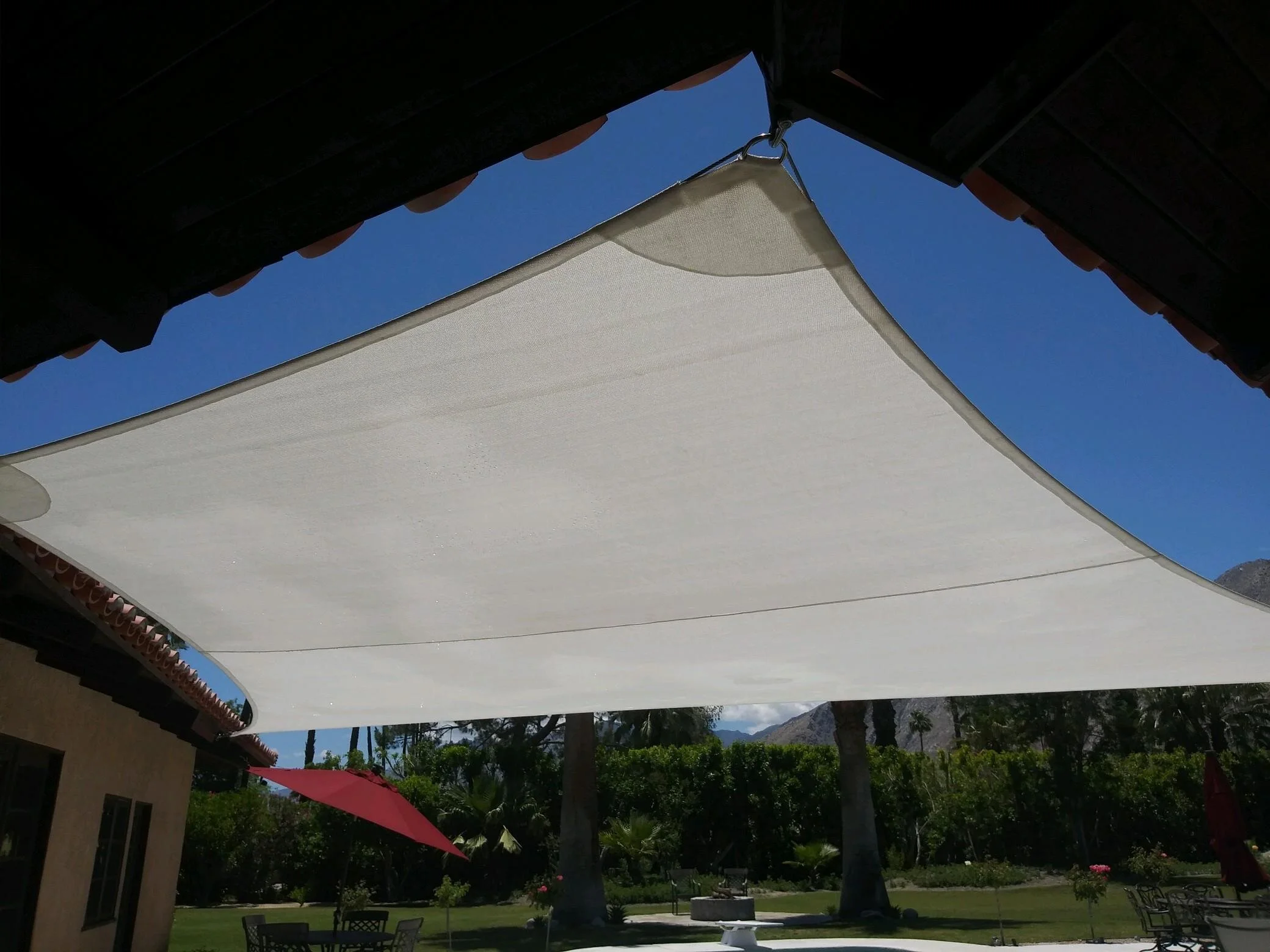 Fabric shade structures Custom Tension Structures Valley Patios