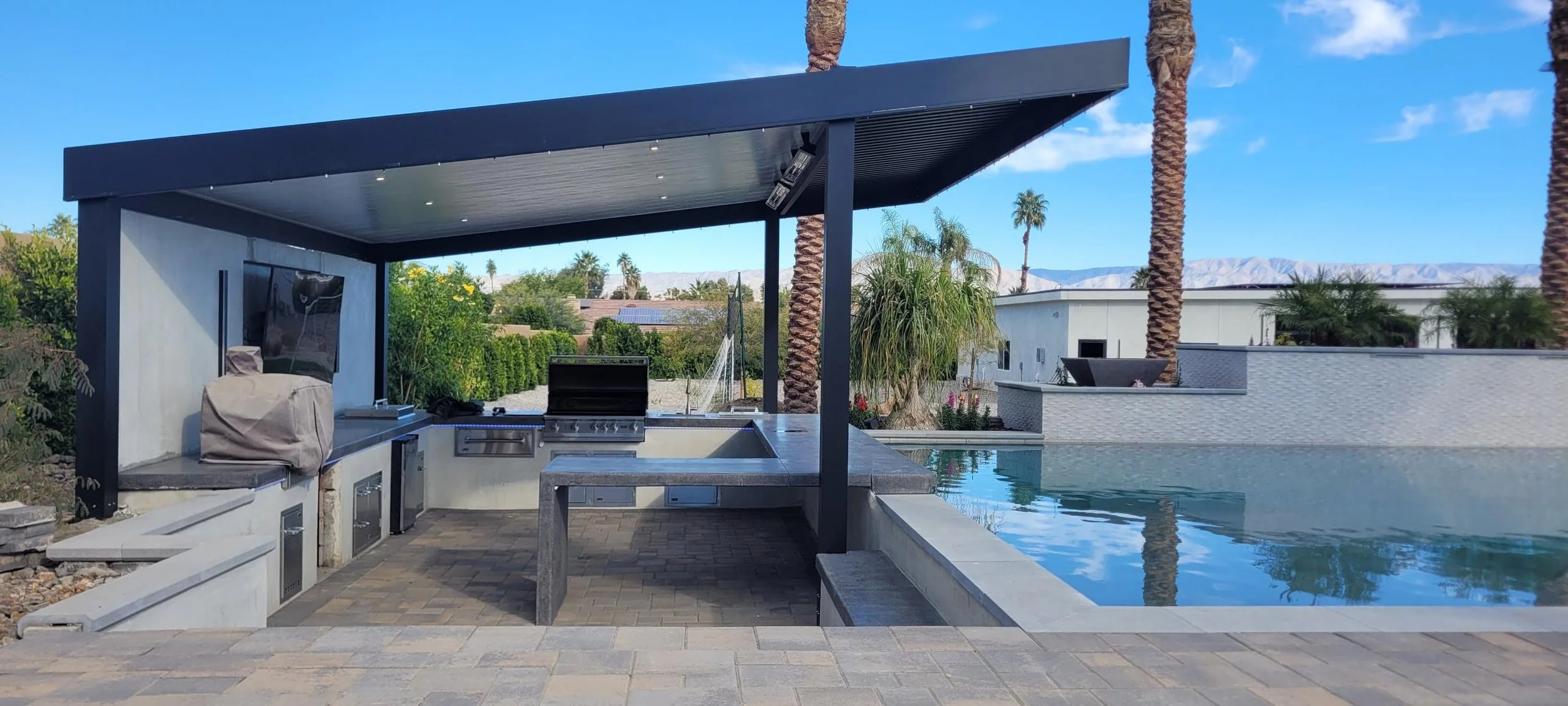 Outdoor Kitchen Patio Cover