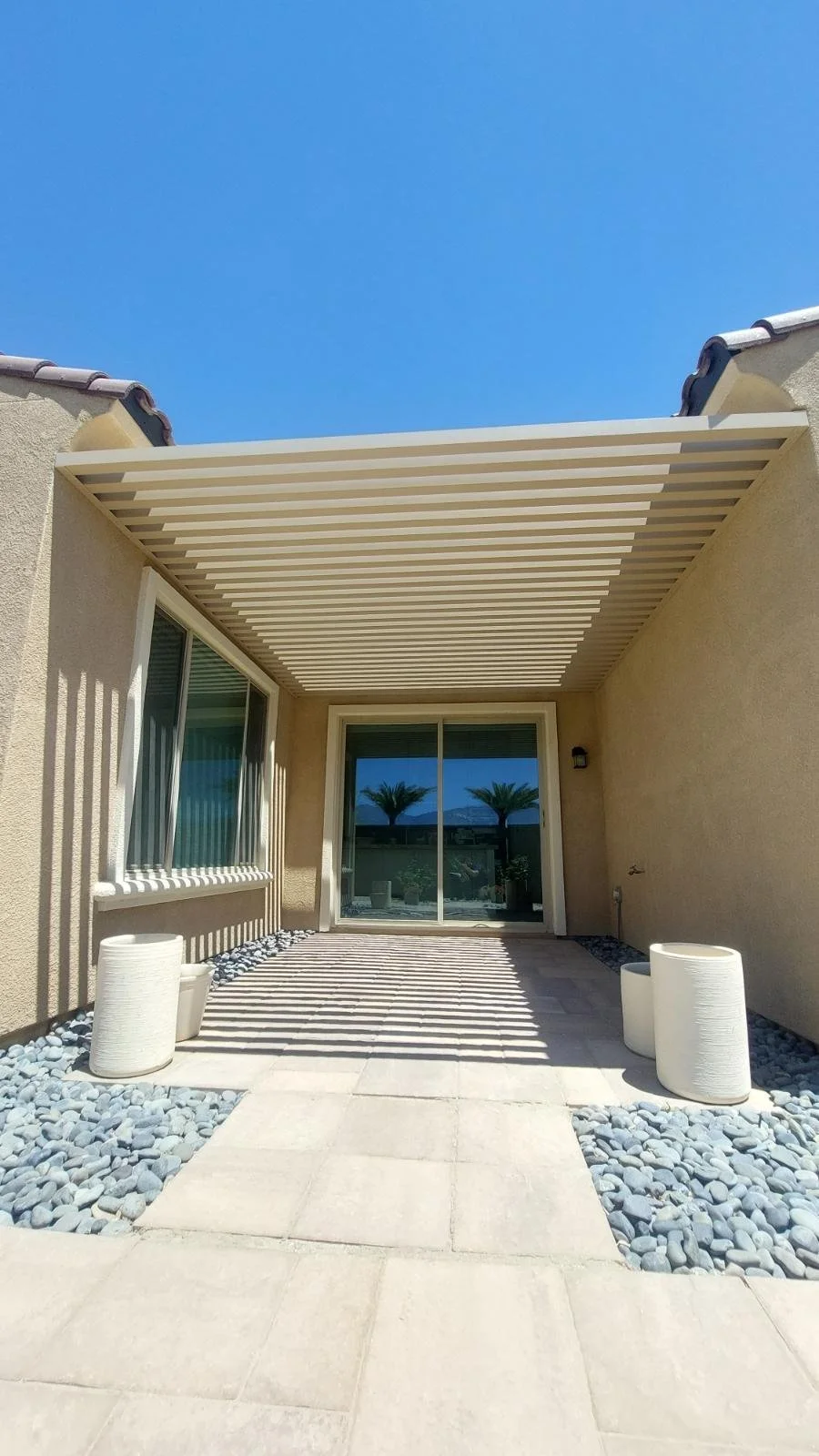 Courtyard Lattice Patio Cover