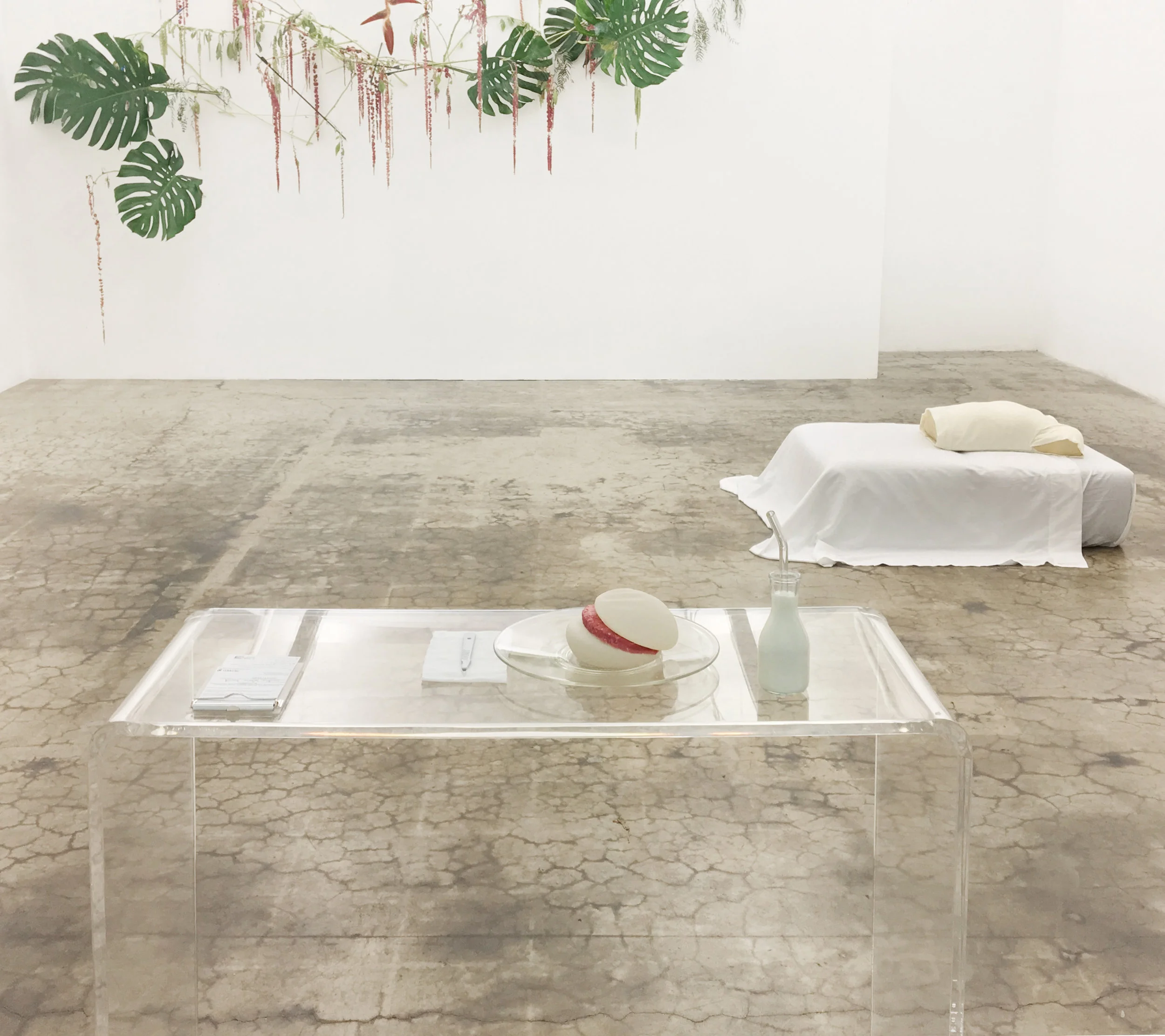   Pillow Talk  Installation view from  Objects of Pleasure   Curated by Mabel Moore  PØST Los Angeles 2018 