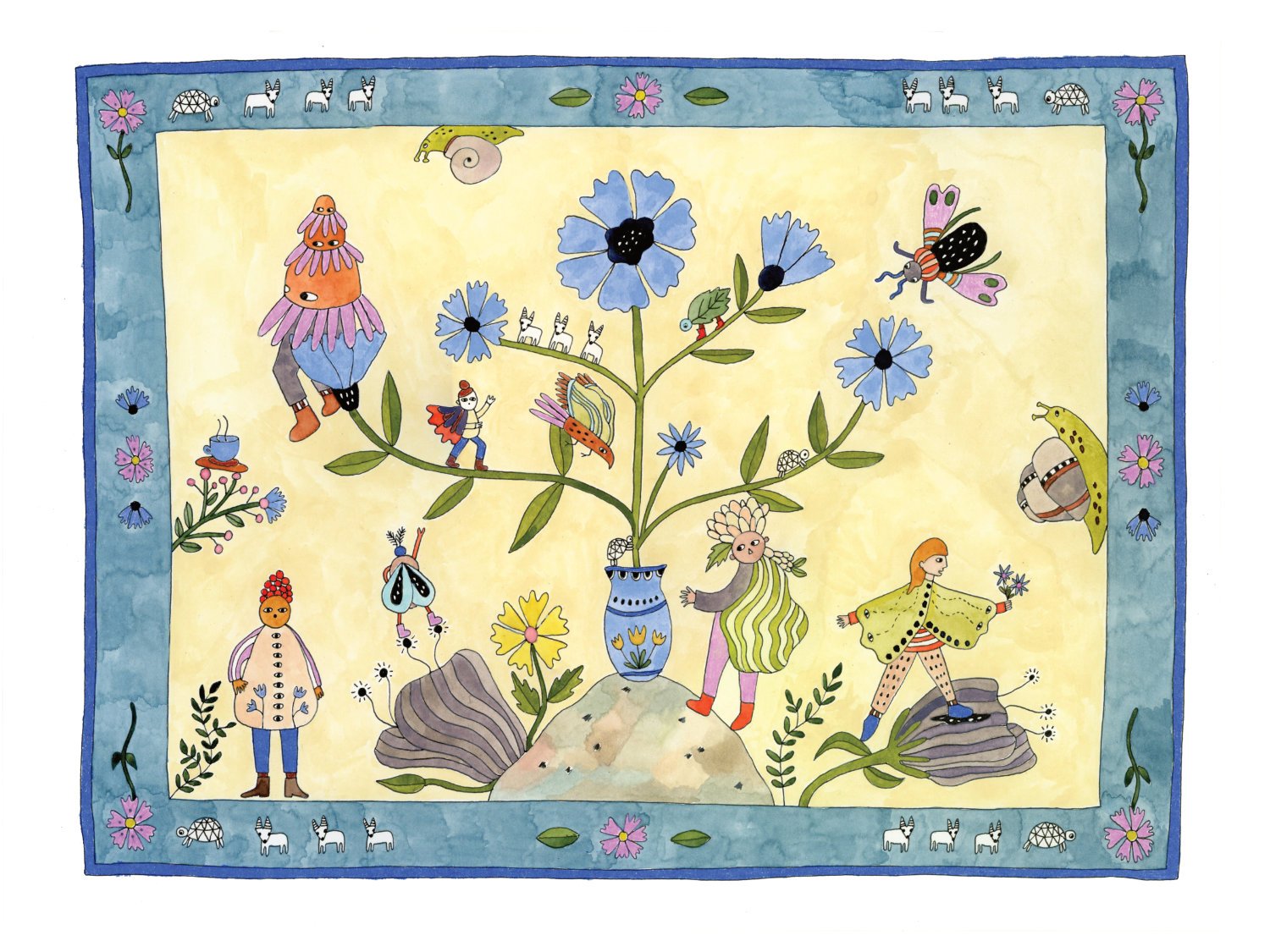 Jackie Thomson - Cornflower Textile Print.jpg