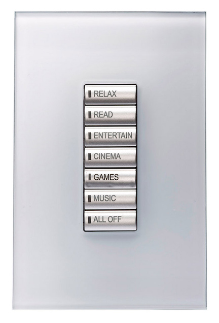 All Off button used to switch entire areas off
