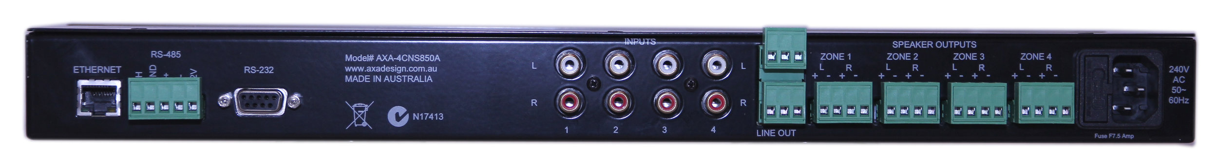 Rear view, multiple interfaces for ease of control