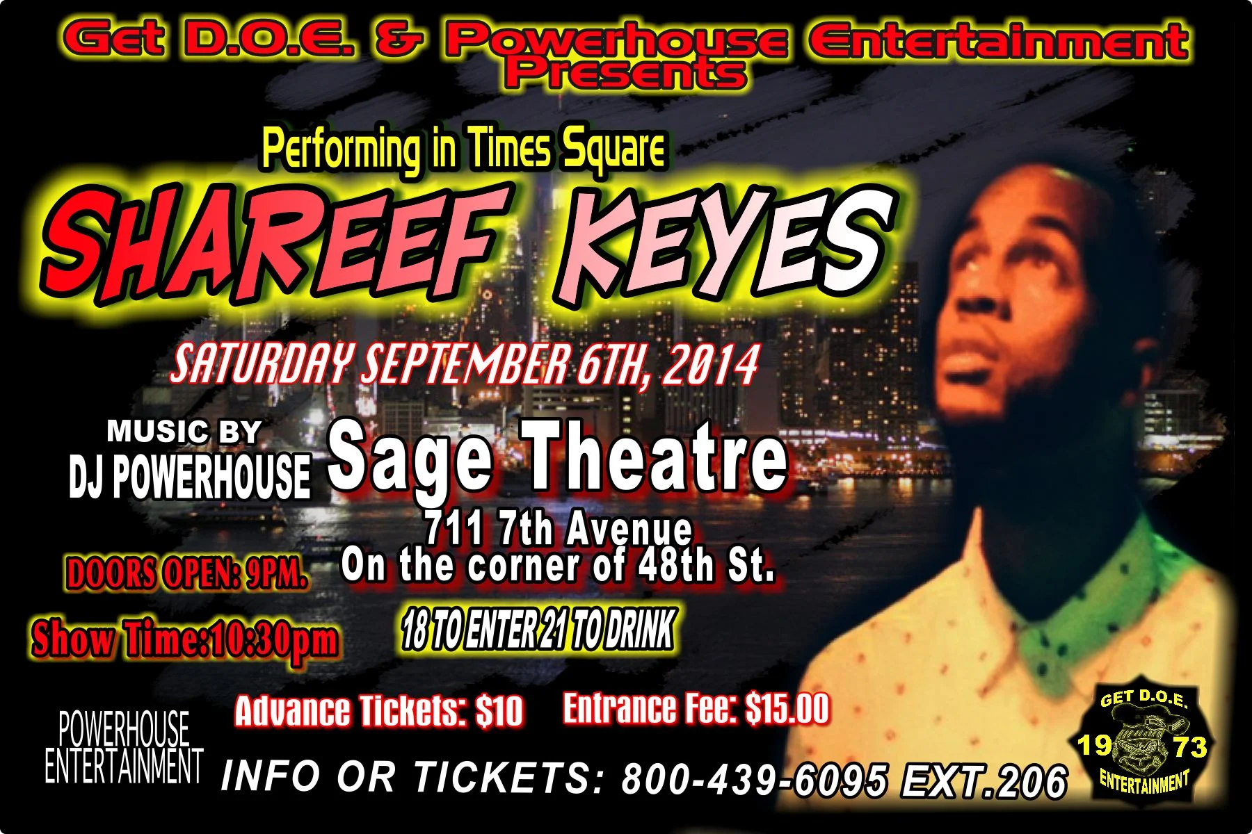 COME OUT TO MY SHOW THIS SATURDAY NIGHT!!! IT WILL BE A VERY FUNKAFIED EXPERIENECE 