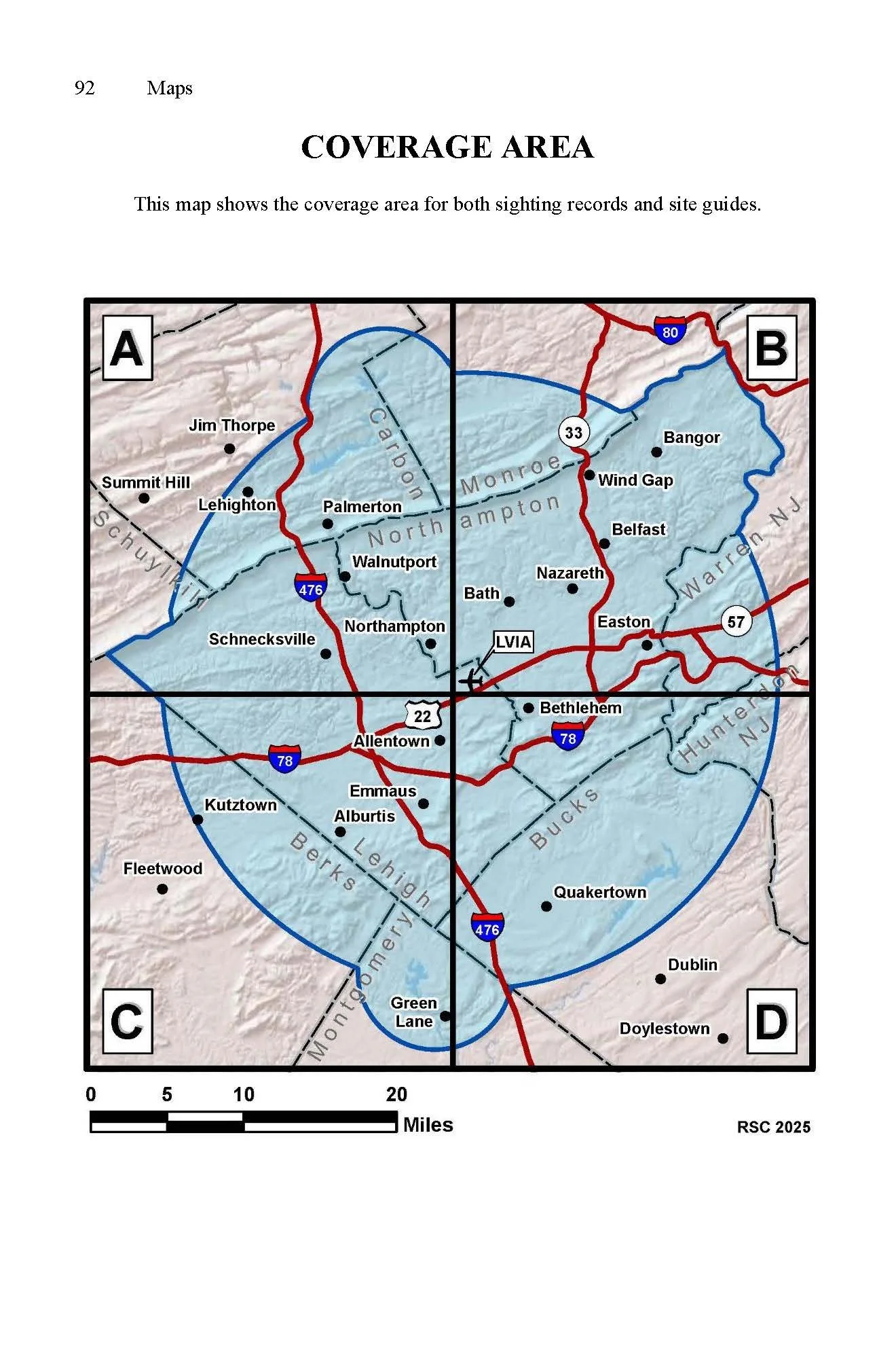 Birds of the Lehigh Valley and Vicinity Third Edition-Map.jpg