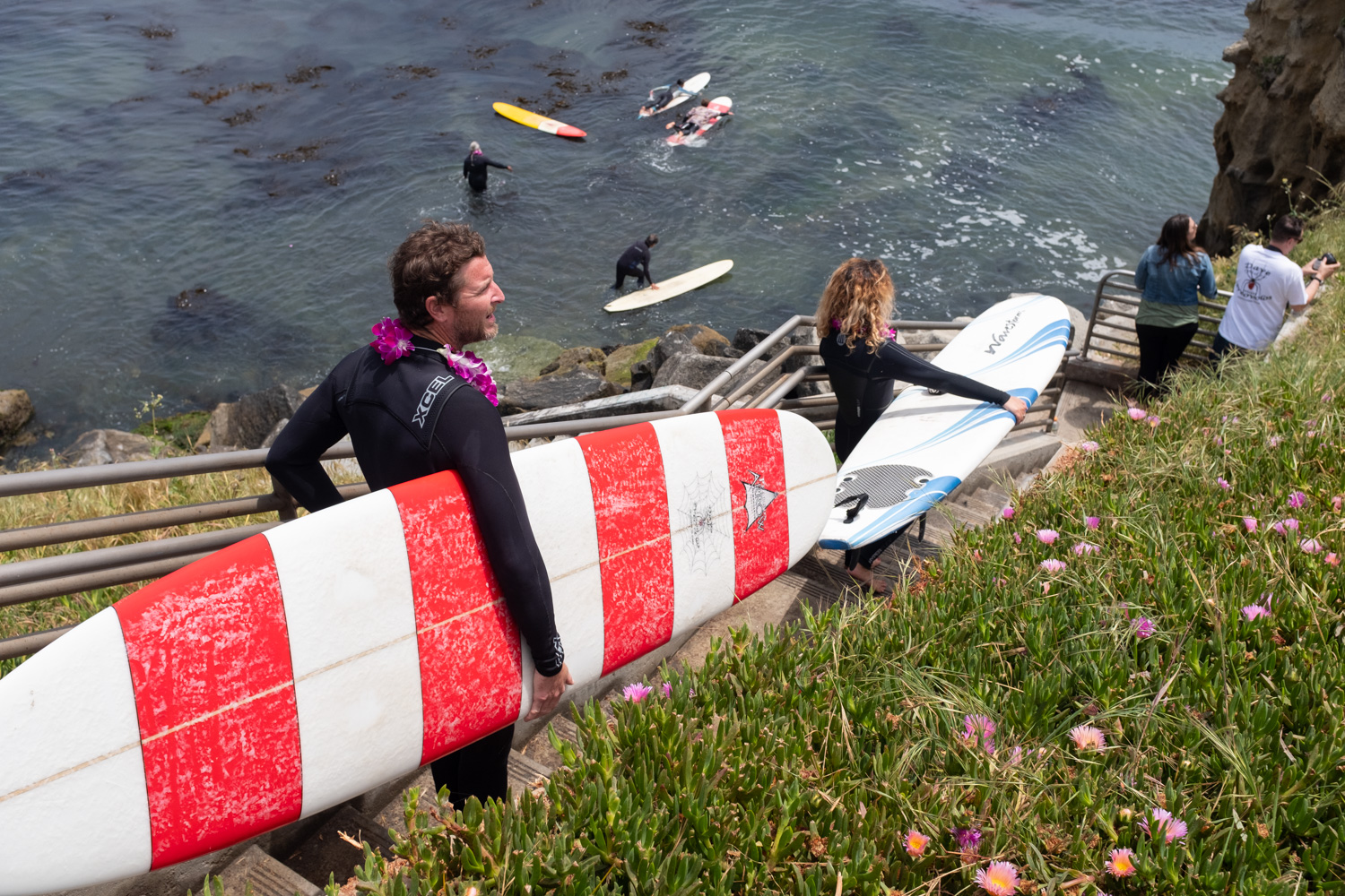 Paddle Out, West Cliff Drive, Santa Cruz.