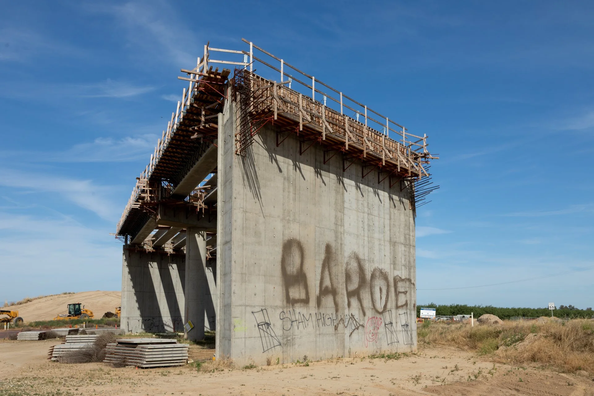 High Speed Rail, near Madera, California