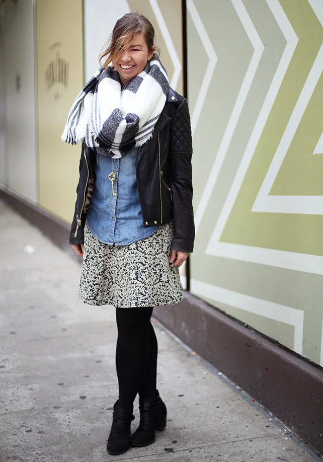 Put on everything in your closet that makes you happy. It looks good, right? (Photo of Jenny)