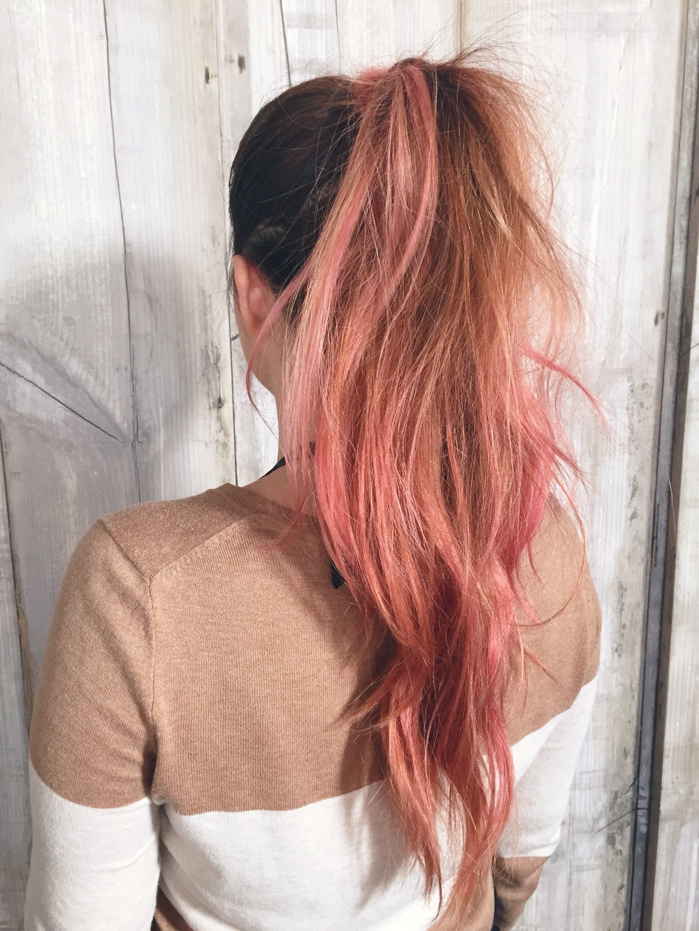 pink hair — Warren