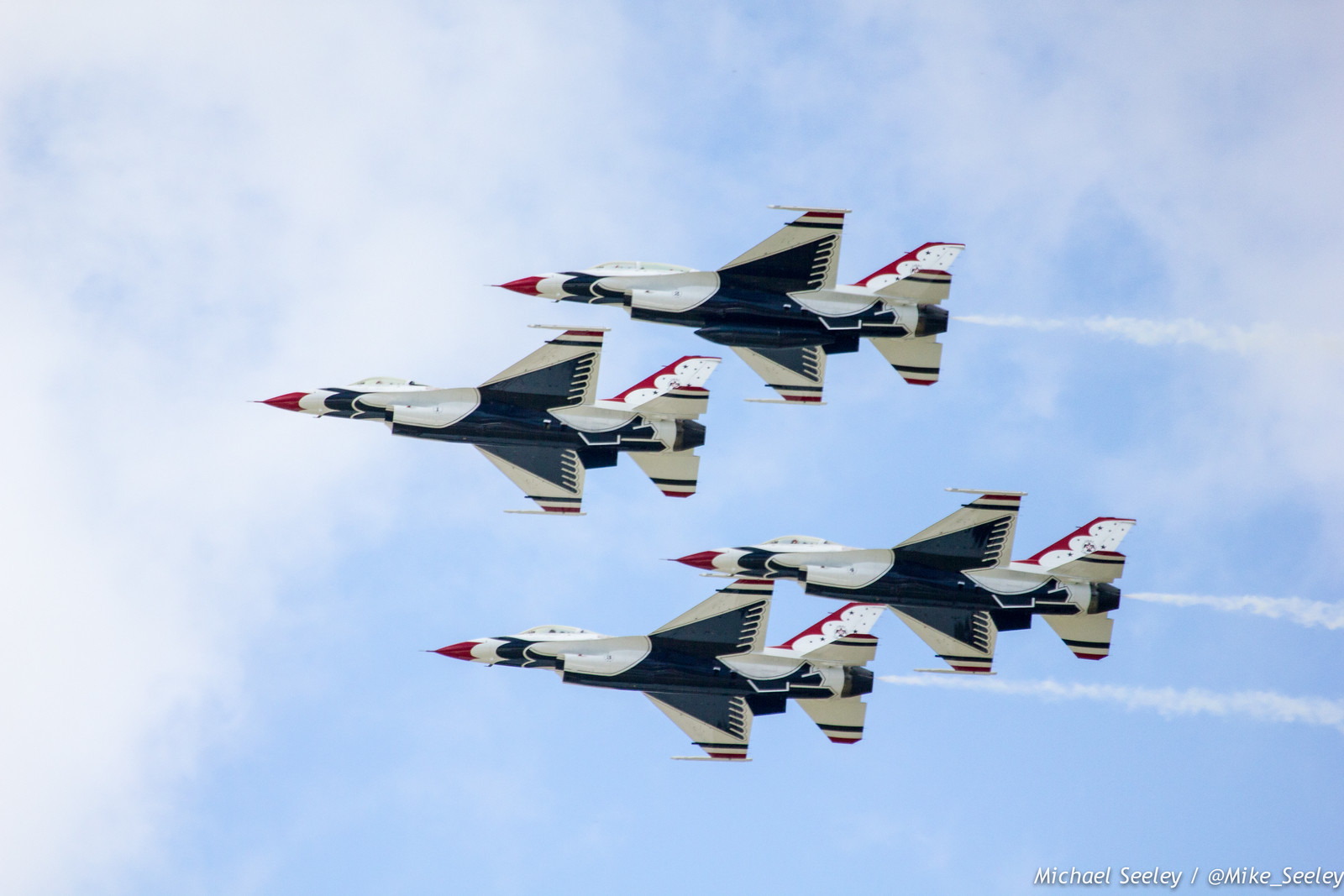 Warm up maneuvers by the United States Air Force Thunderbirds as part of the Melbourne Air and Space Show. Pictures taken at FIT Aviation on October 3, 2014.