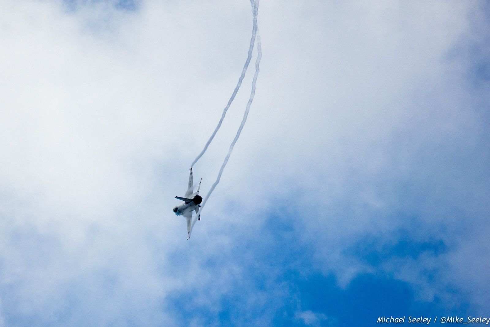 Warm up maneuvers by the United States Air Force Thunderbirds as part of the Melbourne Air and Space Show. Pictures taken at FIT Aviation on October 3, 2014.