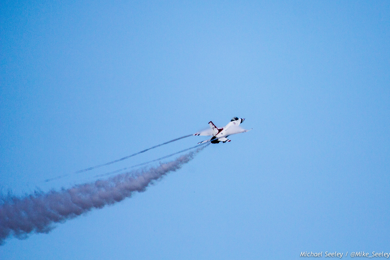 Warm up maneuvers by the United States Air Force Thunderbirds as part of the Melbourne Air and Space Show. Pictures taken at FIT Aviation on October 3, 2014.