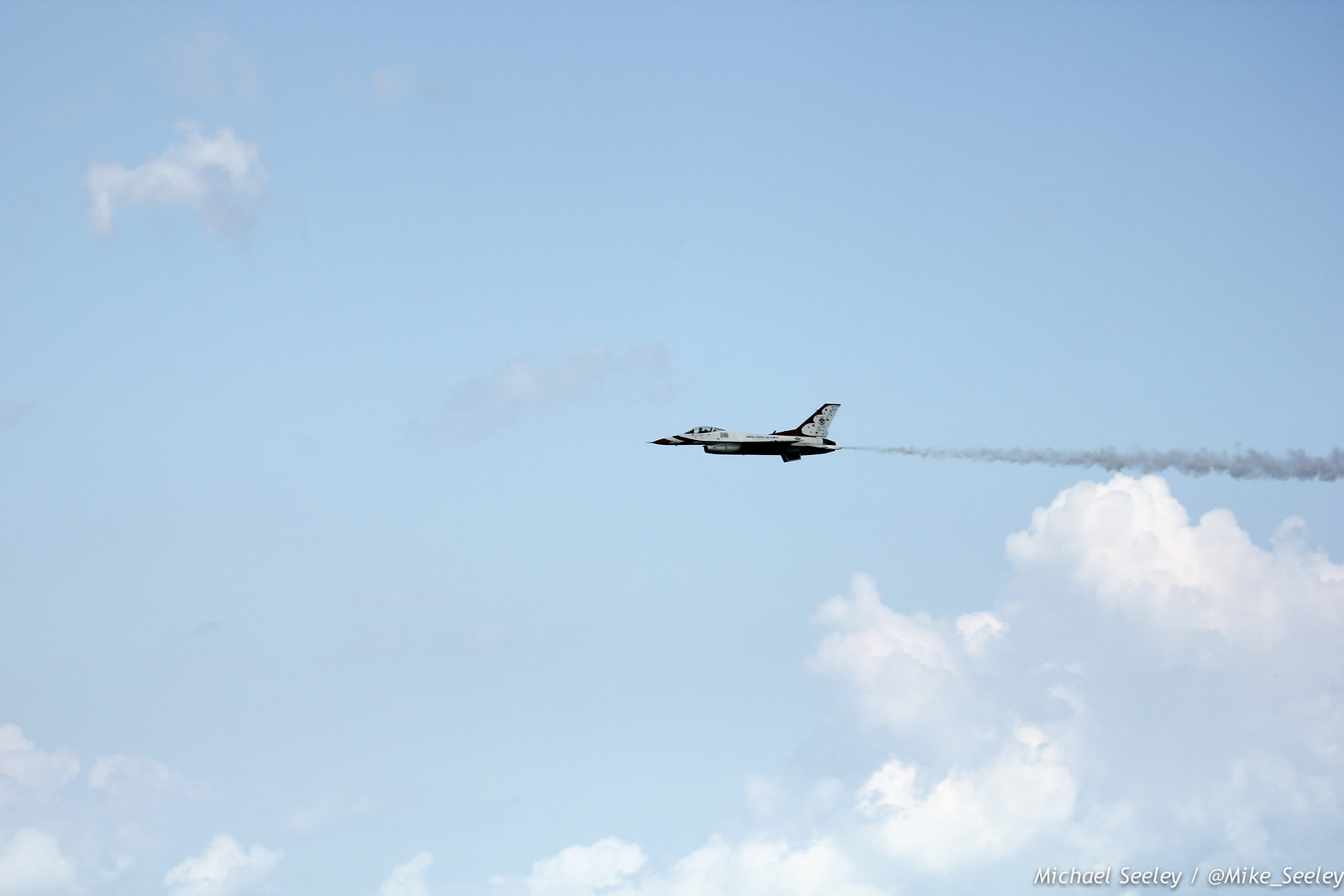 Warm up maneuvers by the United States Air Force Thunderbirds as part of the Melbourne Air and Space Show. Pictures taken at FIT Aviation on October 3, 2014.