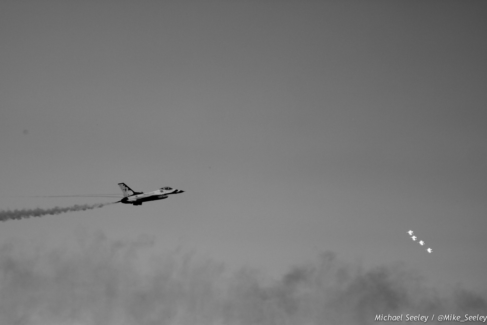 Warm up maneuvers by the United States Air Force Thunderbirds as part of the Melbourne Air and Space Show. Pictures taken at FIT Aviation on October 3, 2014.