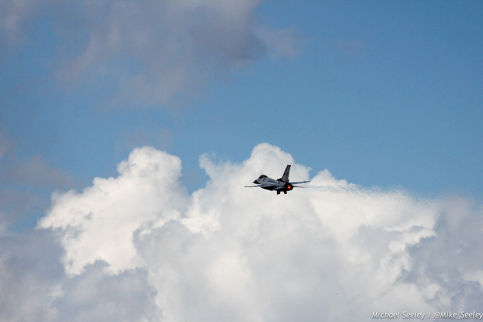 Warm up maneuvers by the United States Air Force Thunderbirds as part of the Melbourne Air and Space Show. Pictures taken at FIT Aviation on October 3, 2014.