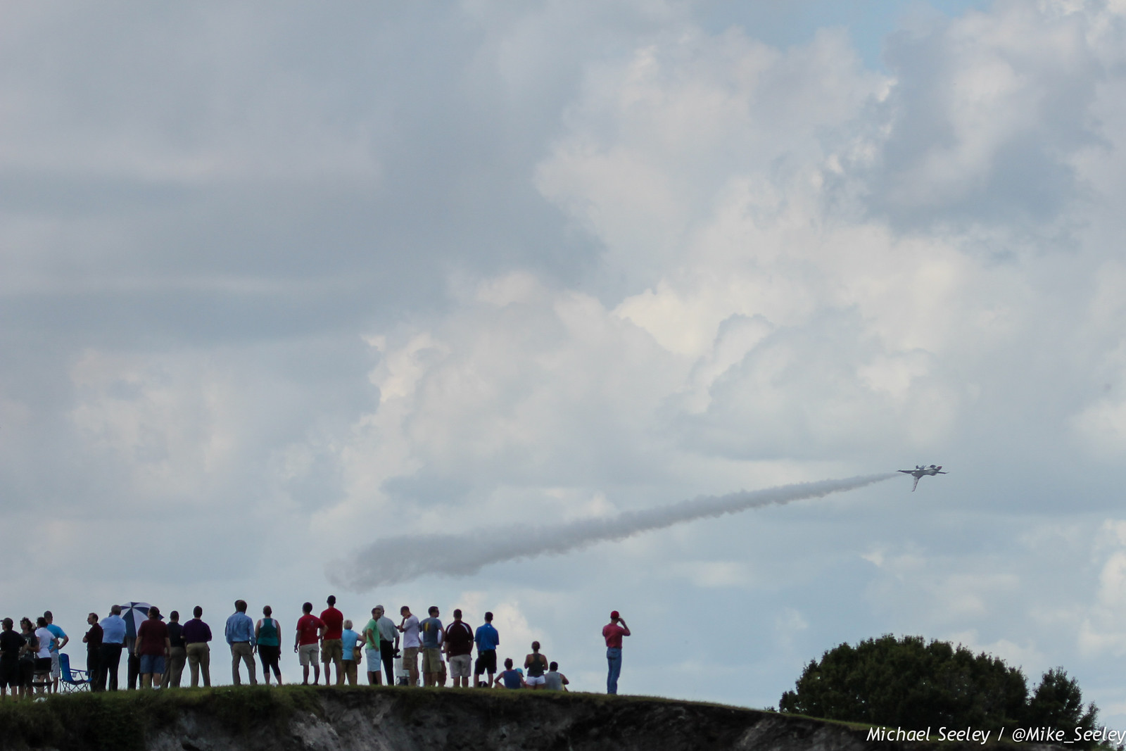 Warm up maneuvers by the United States Air Force Thunderbirds as part of the Melbourne Air and Space Show. Pictures taken at FIT Aviation on October 3, 2014.