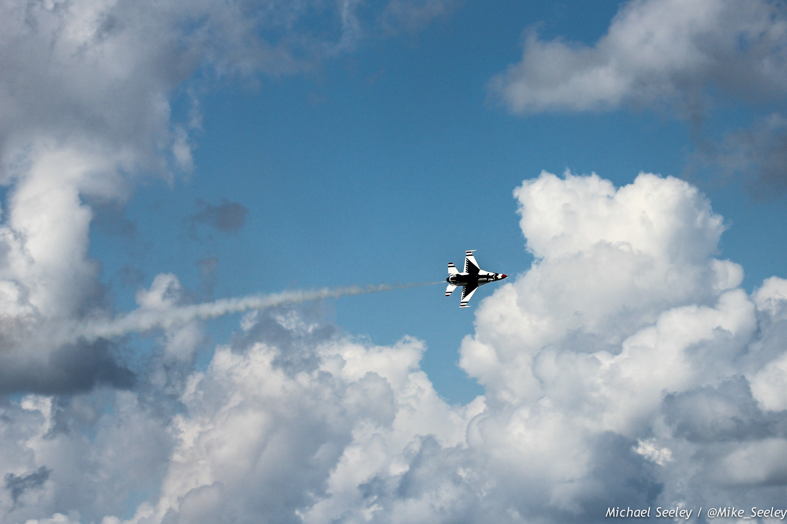 Warm up maneuvers by the United States Air Force Thunderbirds as part of the Melbourne Air and Space Show. Pictures taken at FIT Aviation on October 3, 2014.