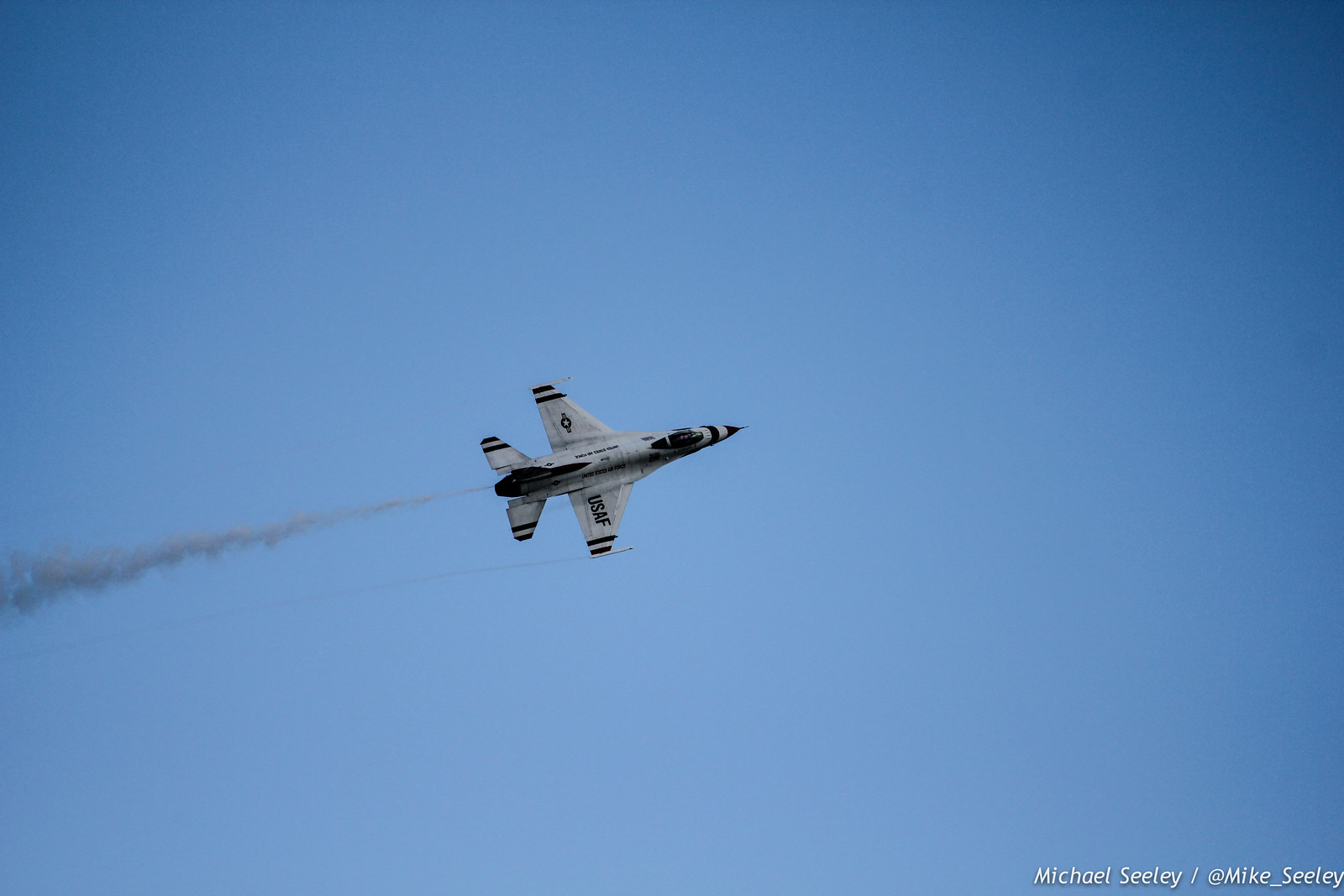 Warm up maneuvers by the United States Air Force Thunderbirds as part of the Melbourne Air and Space Show. Pictures taken at FIT Aviation on October 3, 2014.