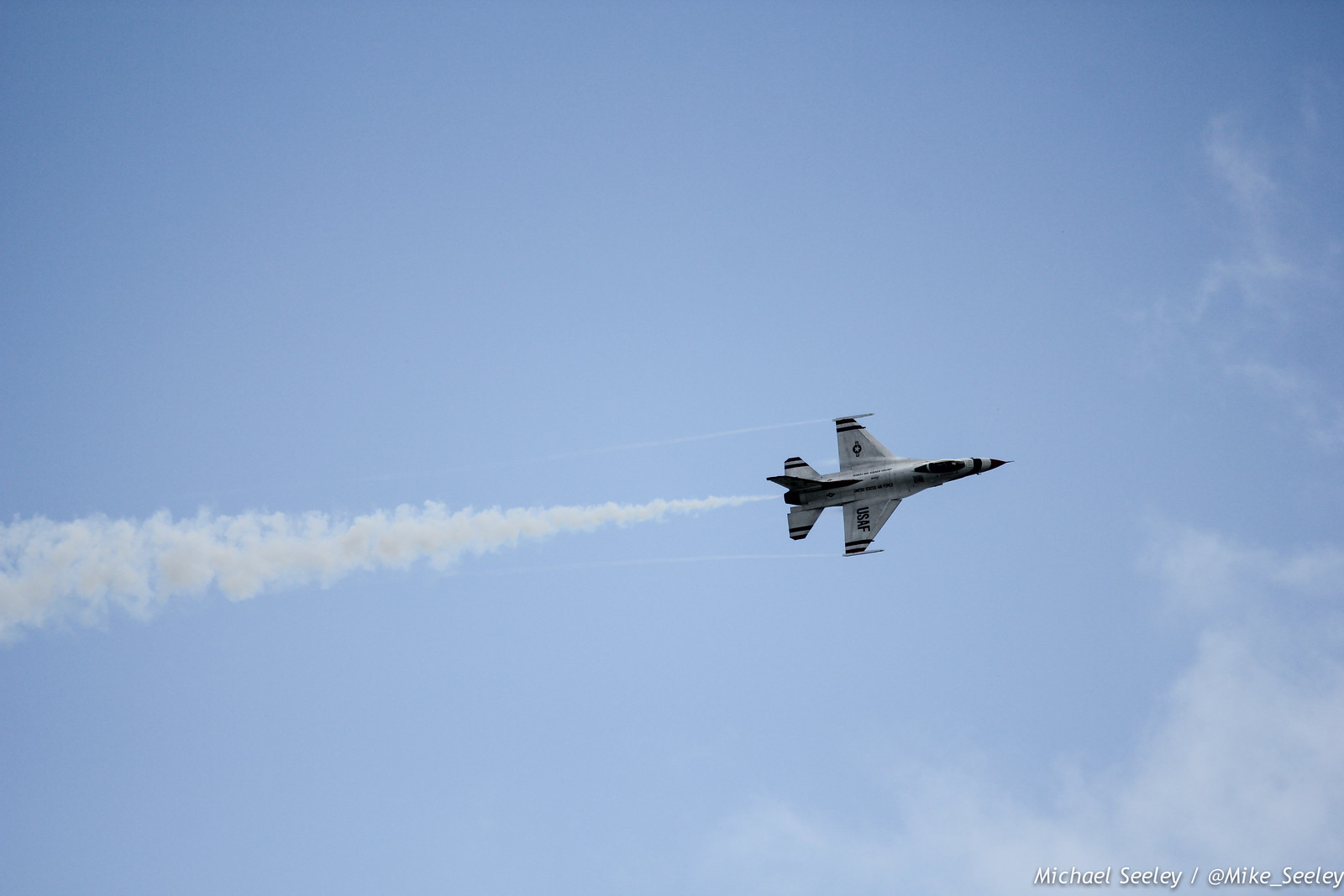Warm up maneuvers by the United States Air Force Thunderbirds as part of the Melbourne Air and Space Show. Pictures taken at FIT Aviation on October 3, 2014.
