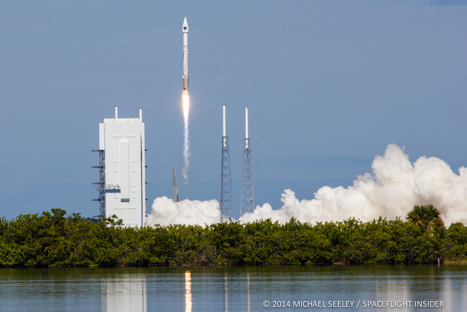 Pictures from the United Launch Alliance AtlasV GPSIIF-8 launch from the Cape Canaveral Air Force Station on October 29, 2014