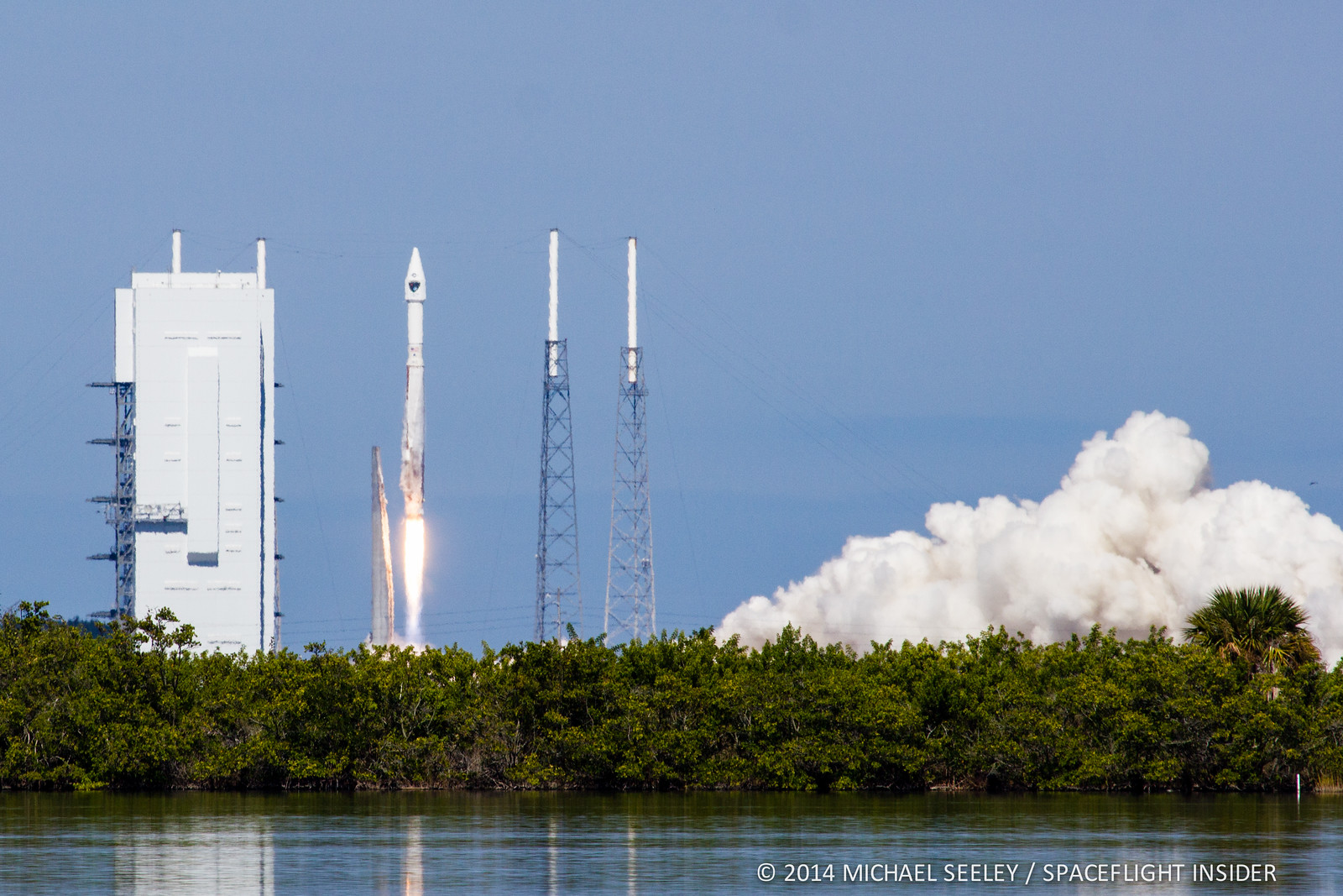 Pictures from the United Launch Alliance AtlasV GPSIIF-8 launch from the Cape Canaveral Air Force Station on October 29, 2014