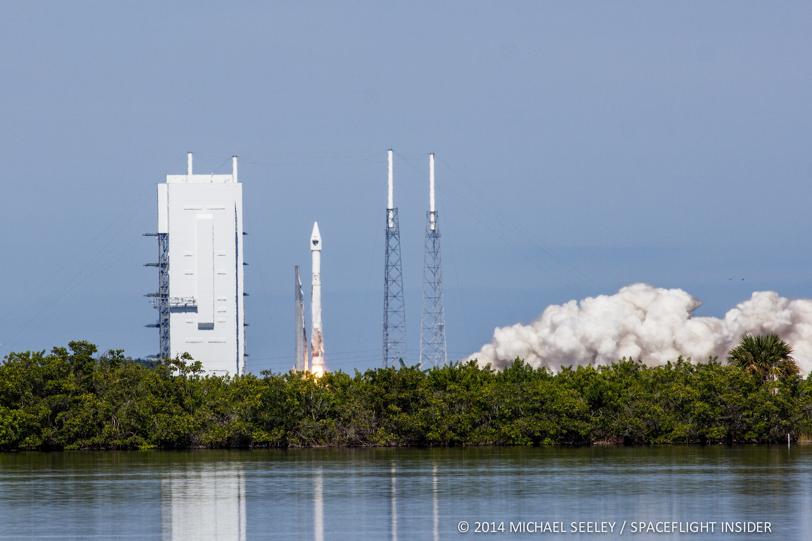 Pictures from the United Launch Alliance AtlasV GPSIIF-8 launch from the Cape Canaveral Air Force Station on October 29, 2014