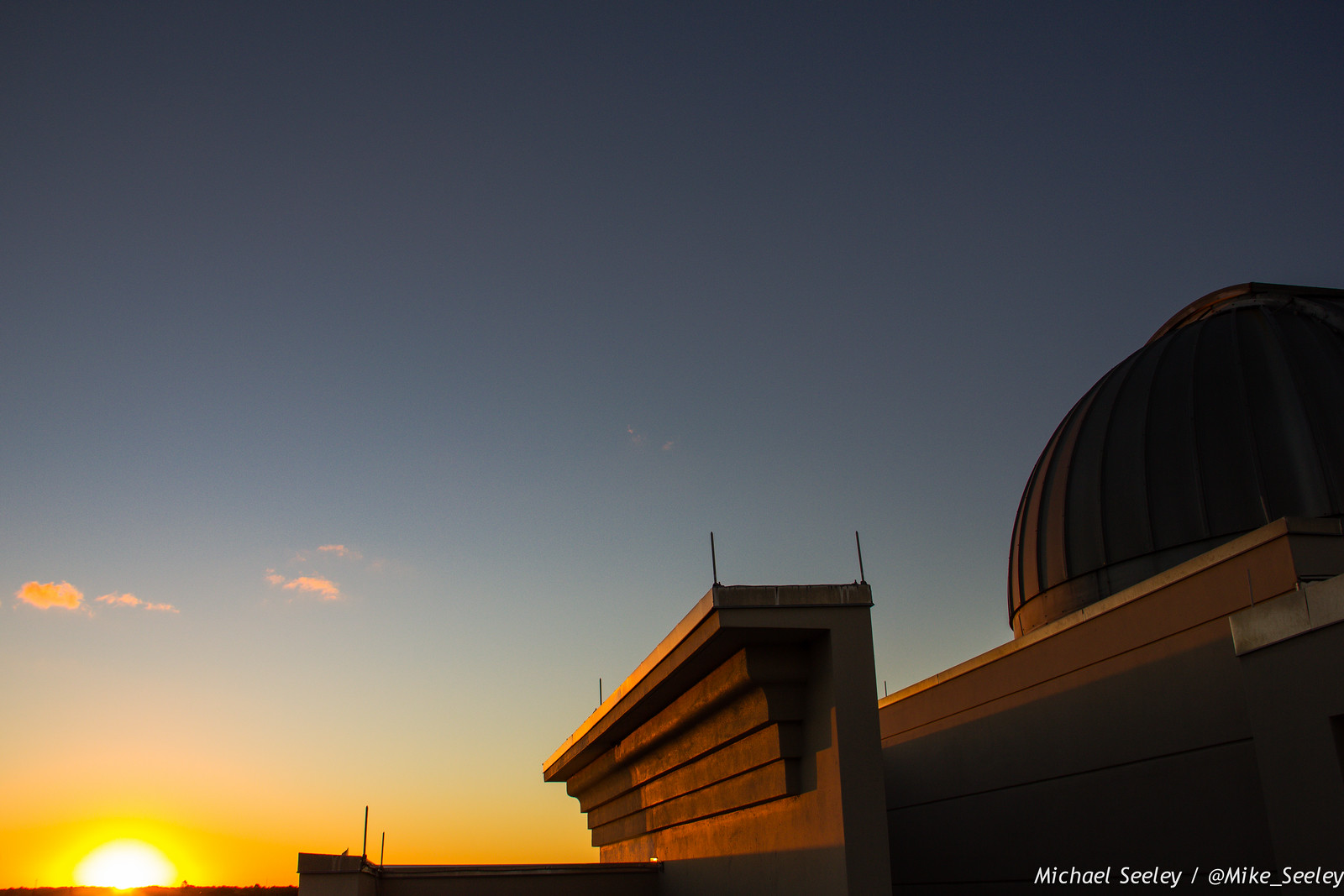 Partial Solar Eclipse as seen from the campus of Florida Institute of Technology in Melbourne, Florida on October 23, 2014.