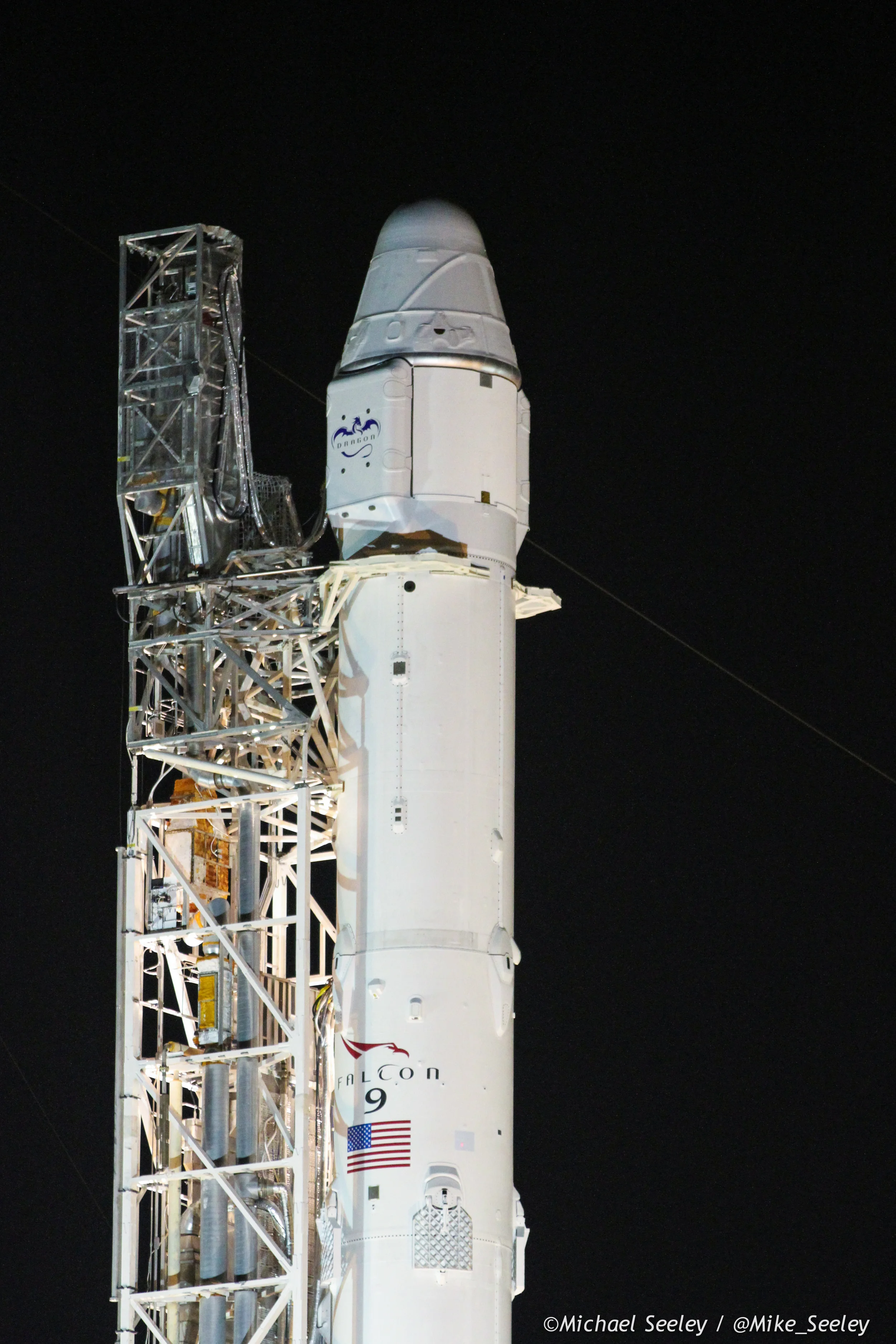 CRS5 Falcon9 On The Pad