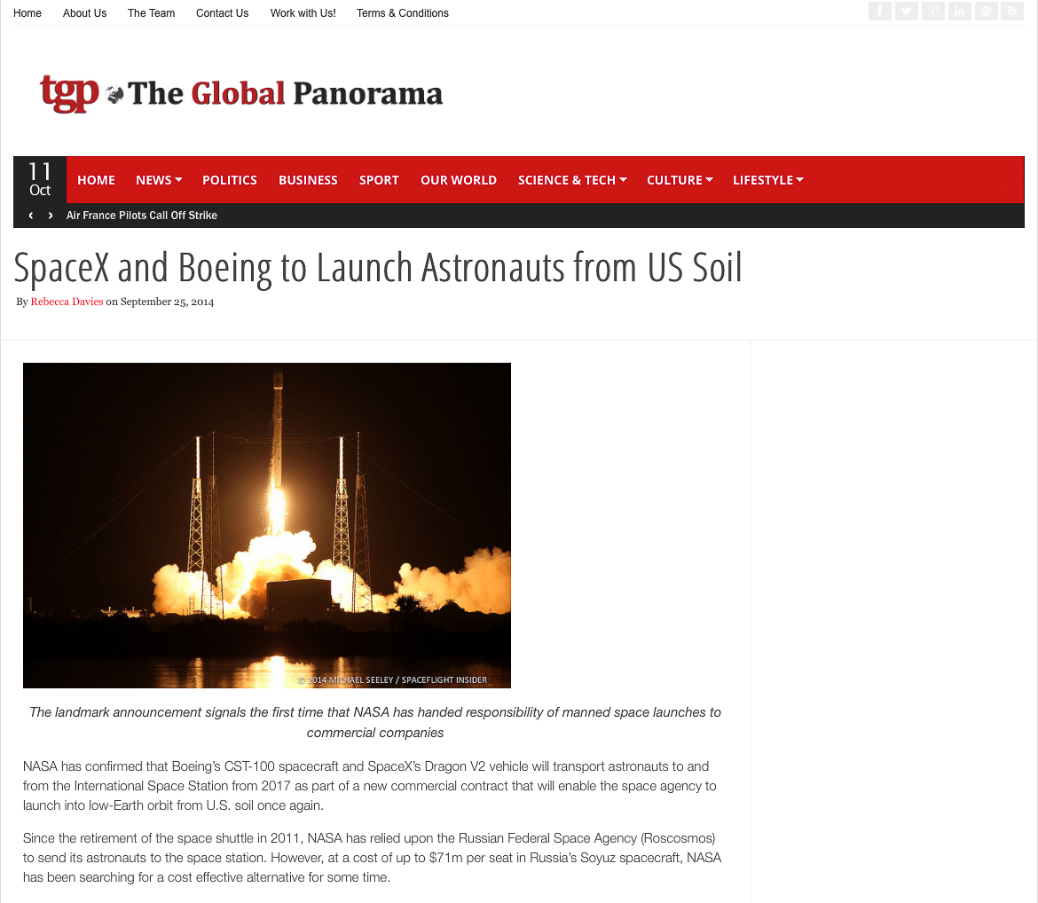 The Global Panorama