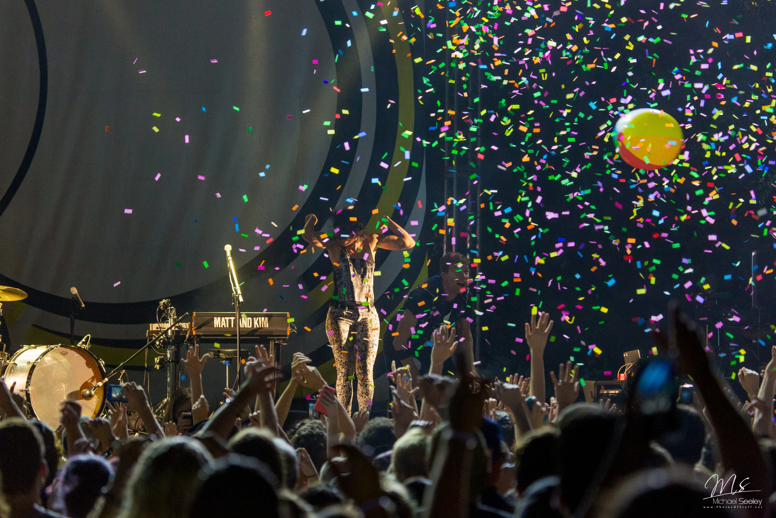 Matt and Kim perform in Melbourne, Florida