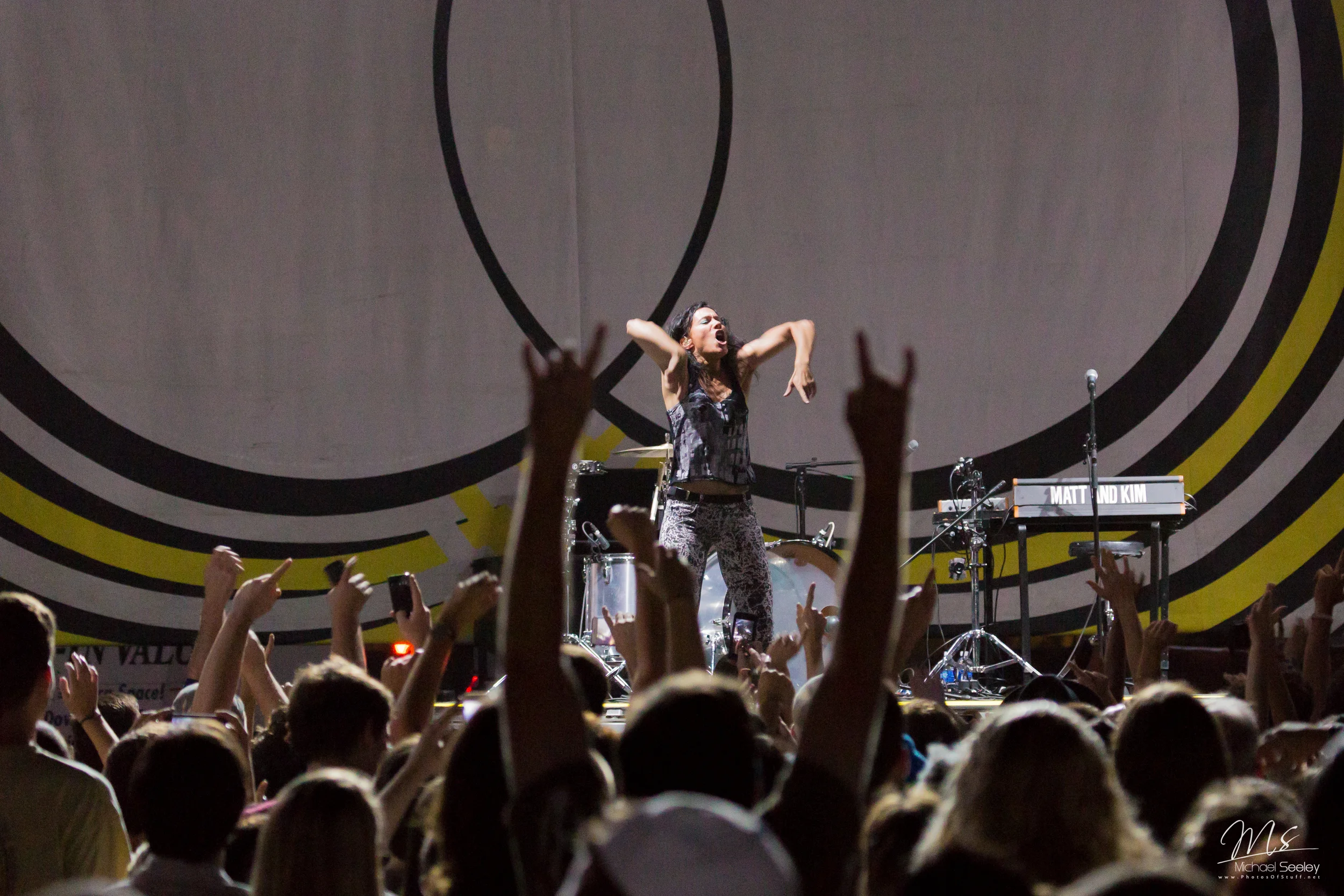 Matt and Kim perform in Melbourne, Florida