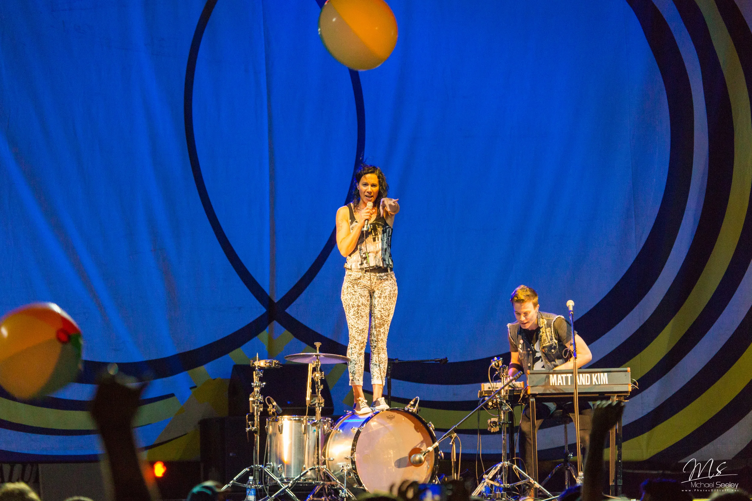 Matt and Kim perform in Melbourne, Florida