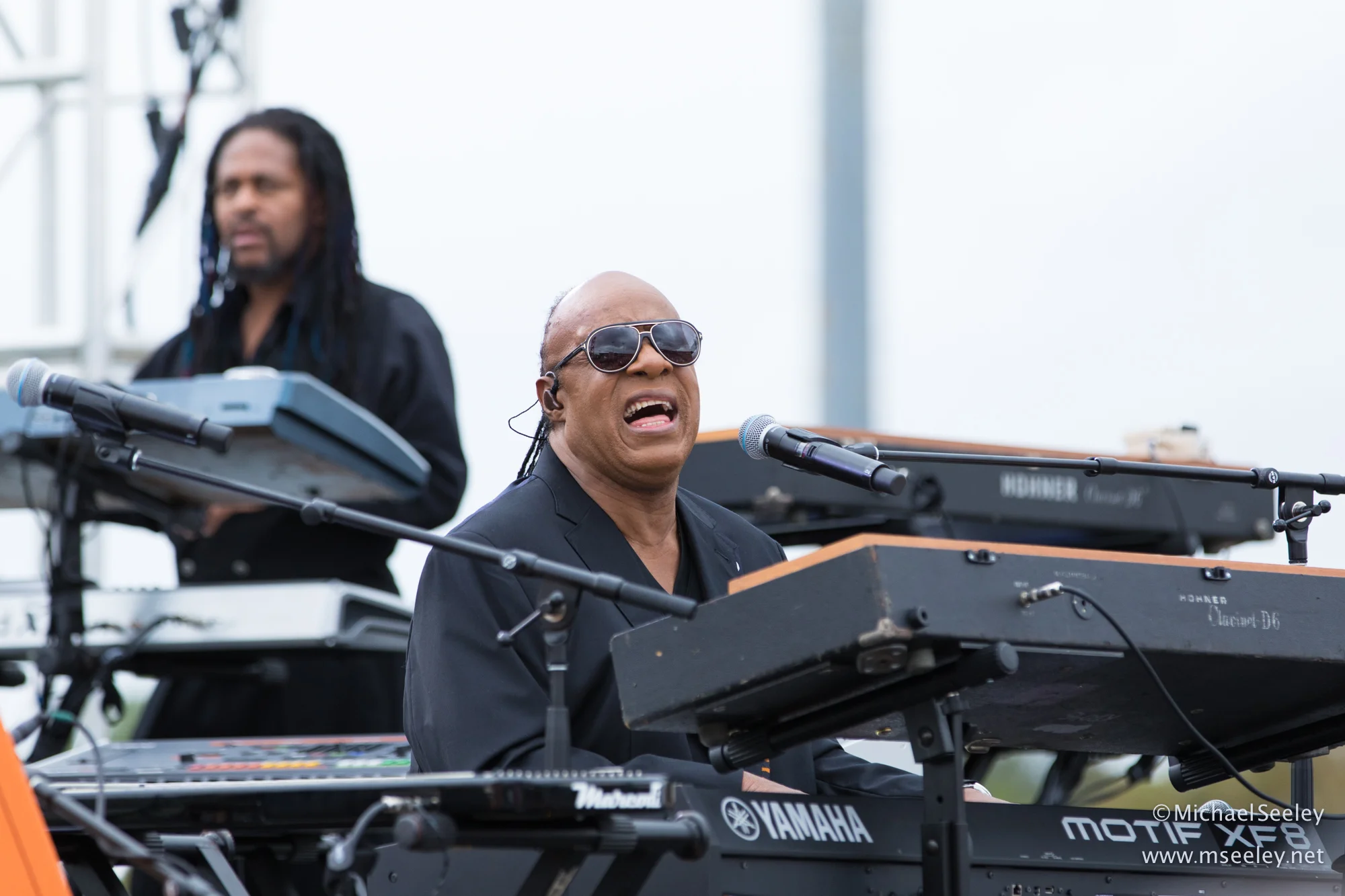 President Obama and Stevie Wonder in Kissimmee, Florida